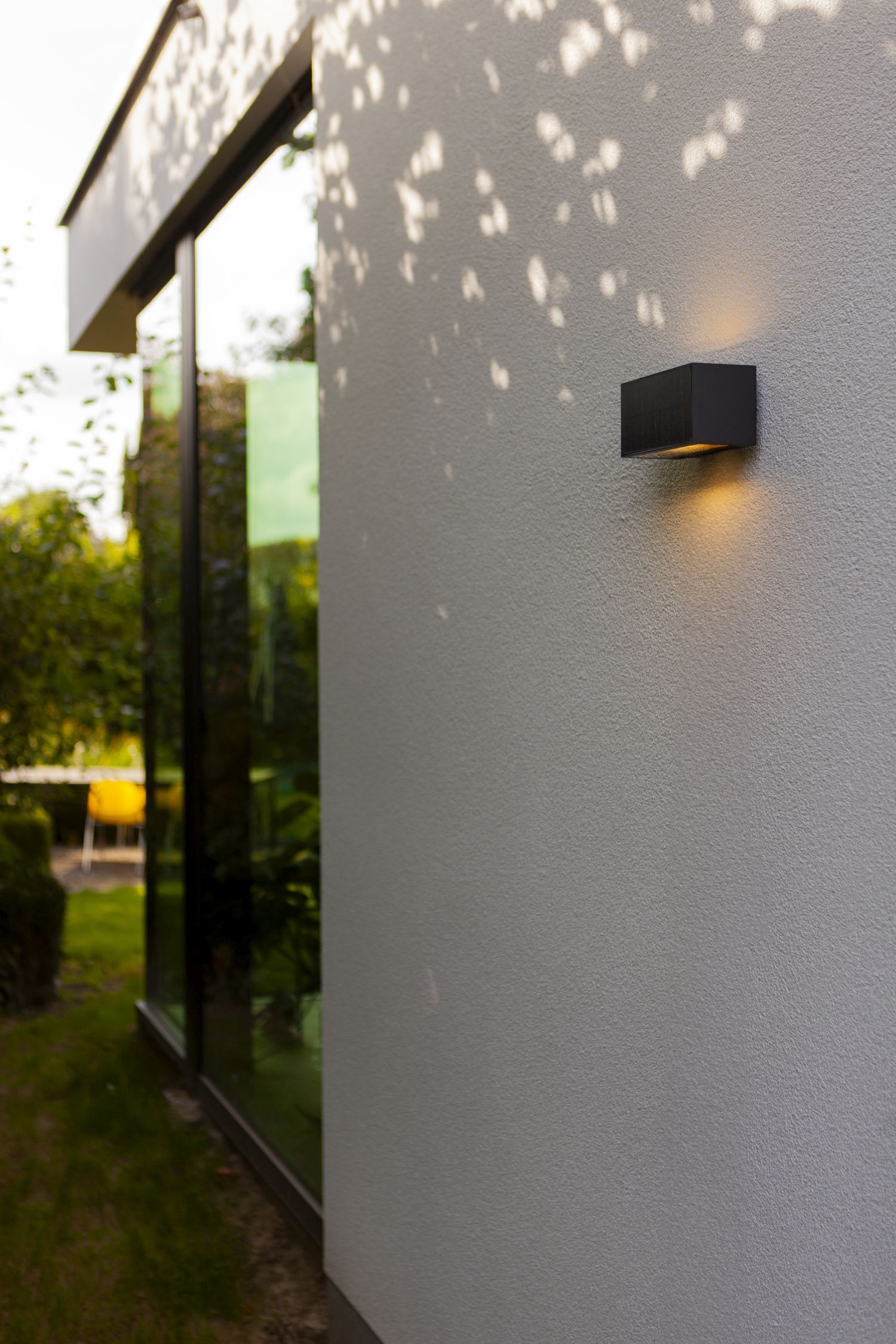 Applique solaire à LED Détecteur de mouvement Anthracite 3000 K