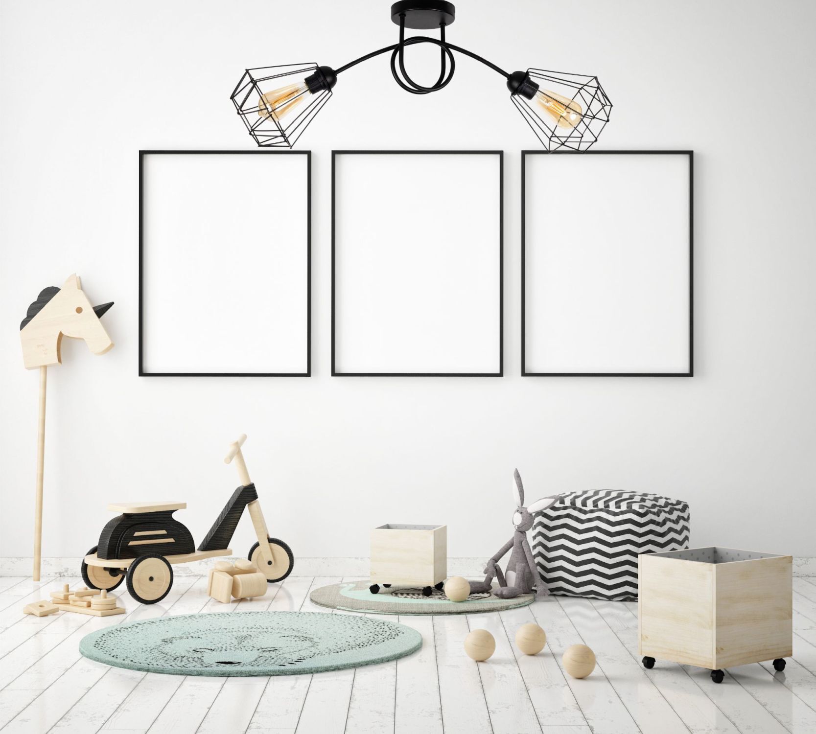 Lampe de plafonnier noir rétro métal E27 L:90 cm 2 flammes Dekoration für Zuhause, Innenarchitektur, Teppich, Mobiliar, Wohnzimmer