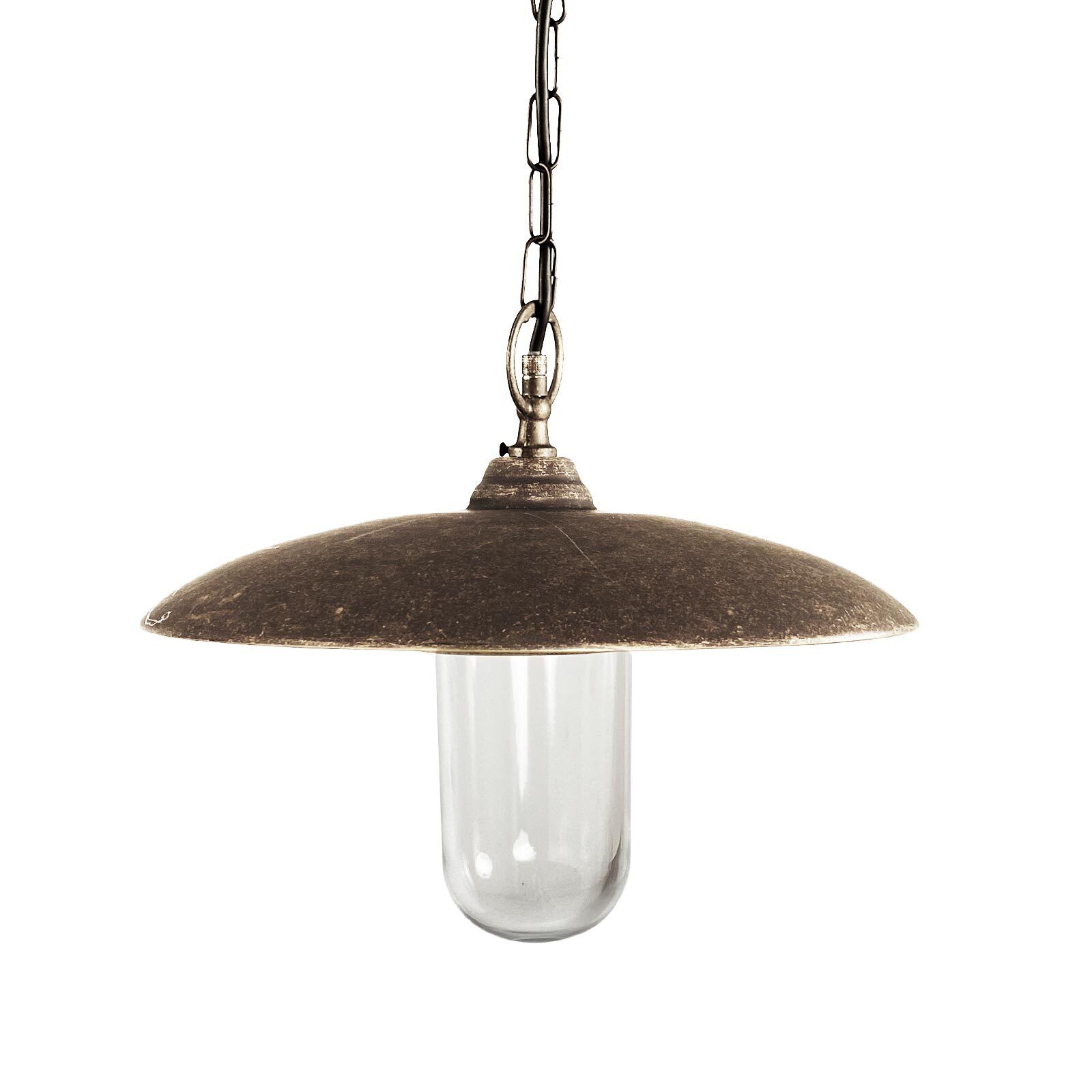 Lampe d'extérieur suspendue IP44 E27 Ø 30,5 cm laiton véritable