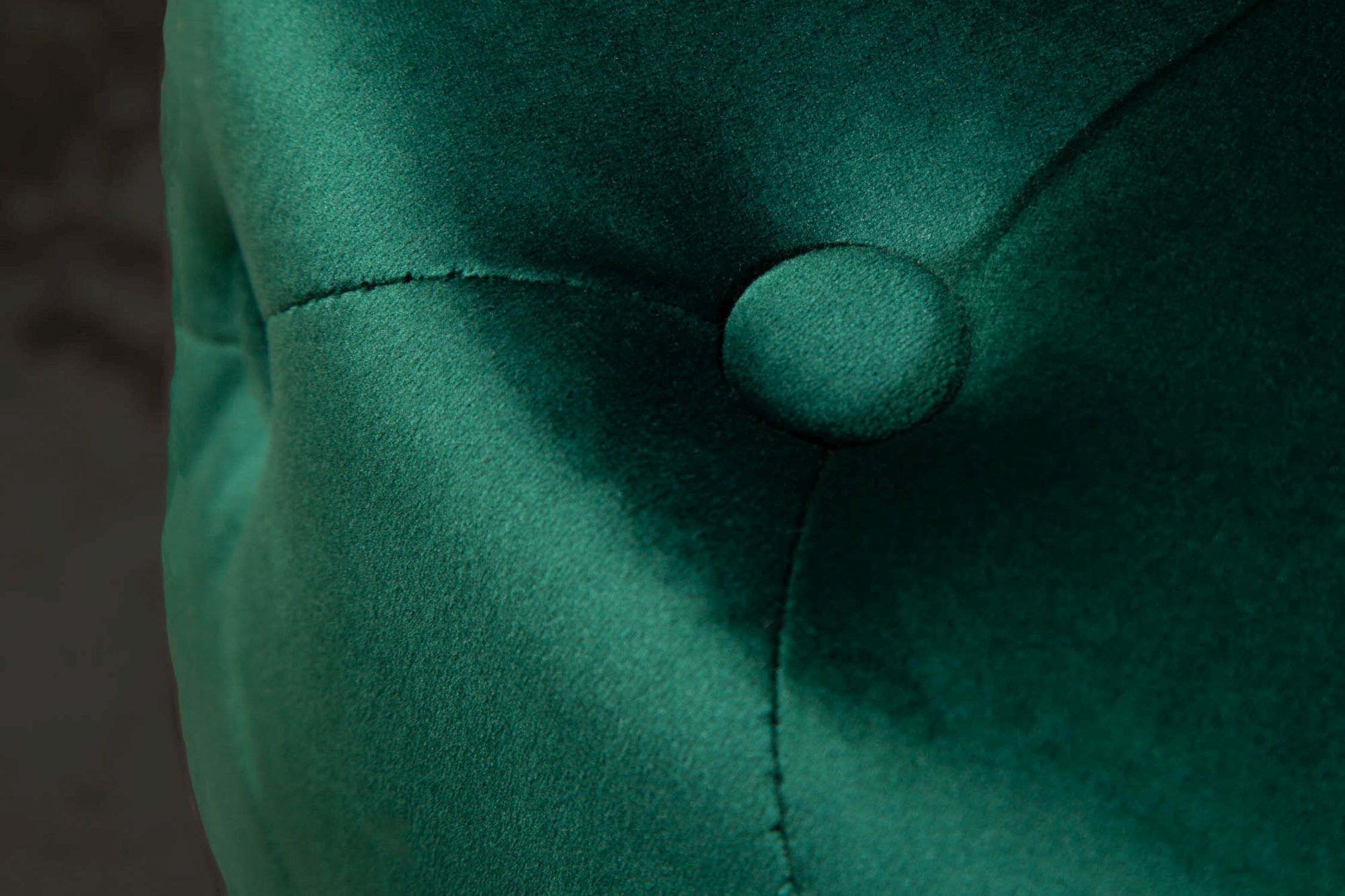 Pouf Vert Or Revêtement velours Ø 37 cm petit Chesterfield Pouf Vert Or Revêtement velours Ø 37 cm petit Chesterfield