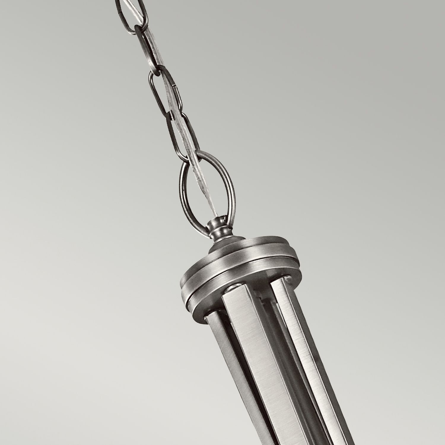 Lampe à suspendre blanc étain antique Ø51cm faible éblouissement 4x E27