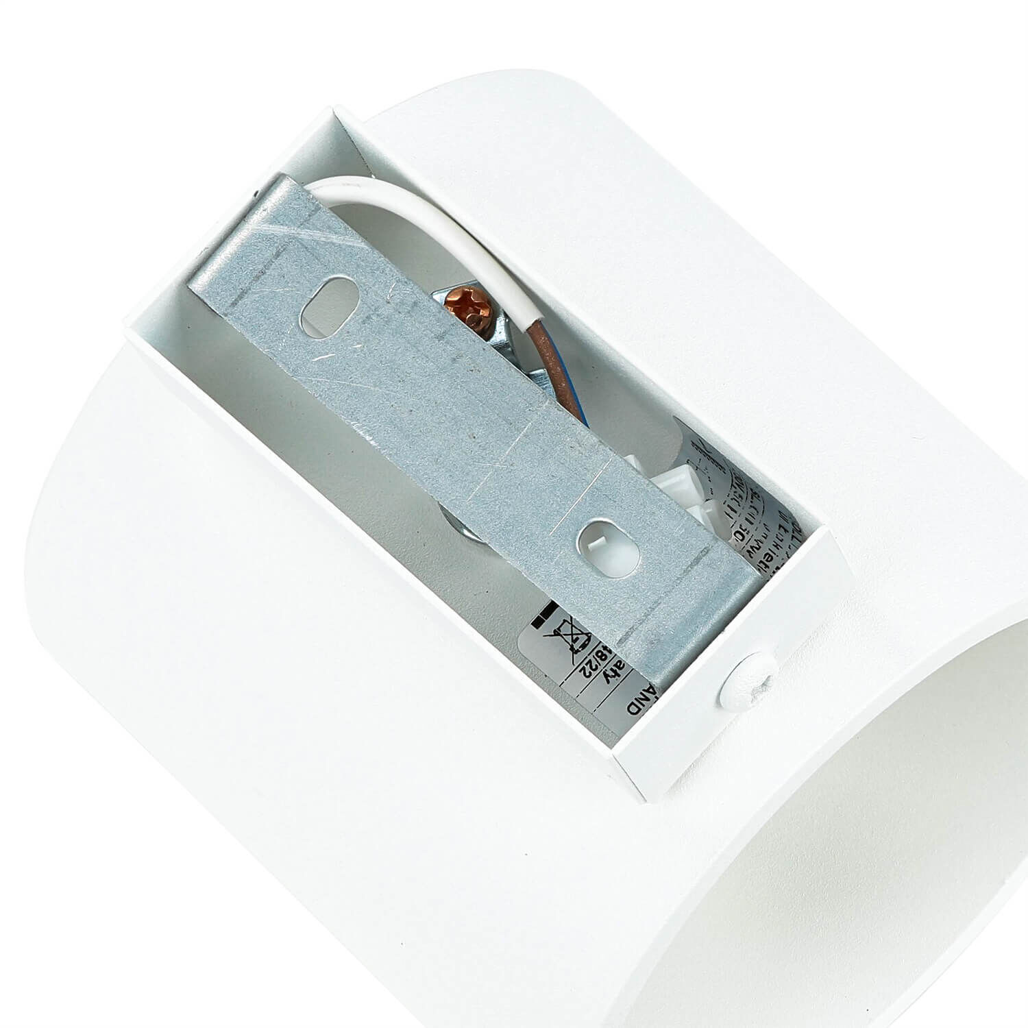 Applique ronde moderne RODA Blanc