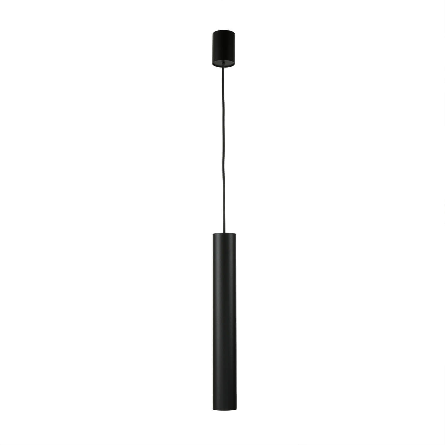 Lampe à suspendre en métal noir GU10 Moderne étroite