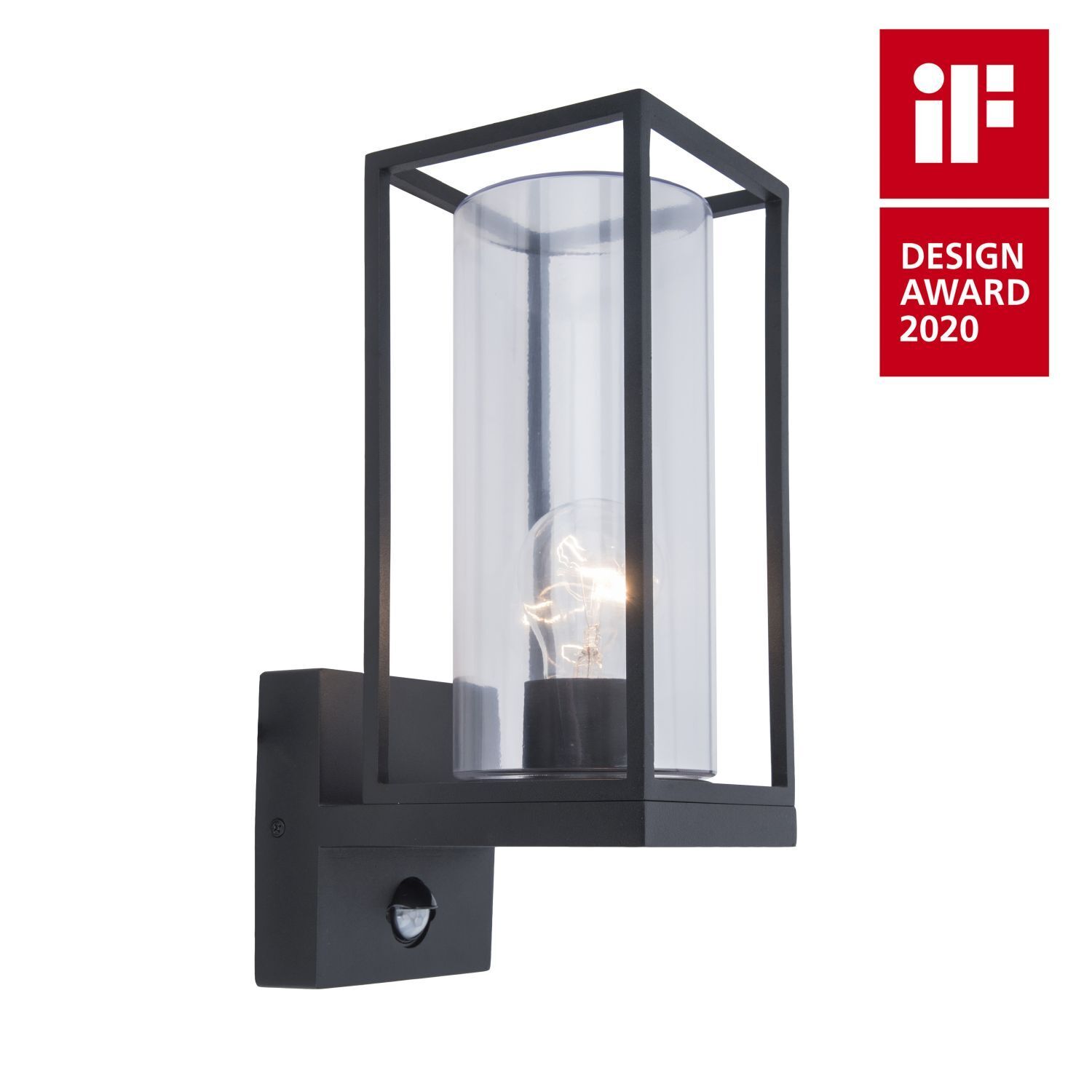 Lampe d'extérieur avec détecteur de mouvement Anthracite IP44 ELLAYINA