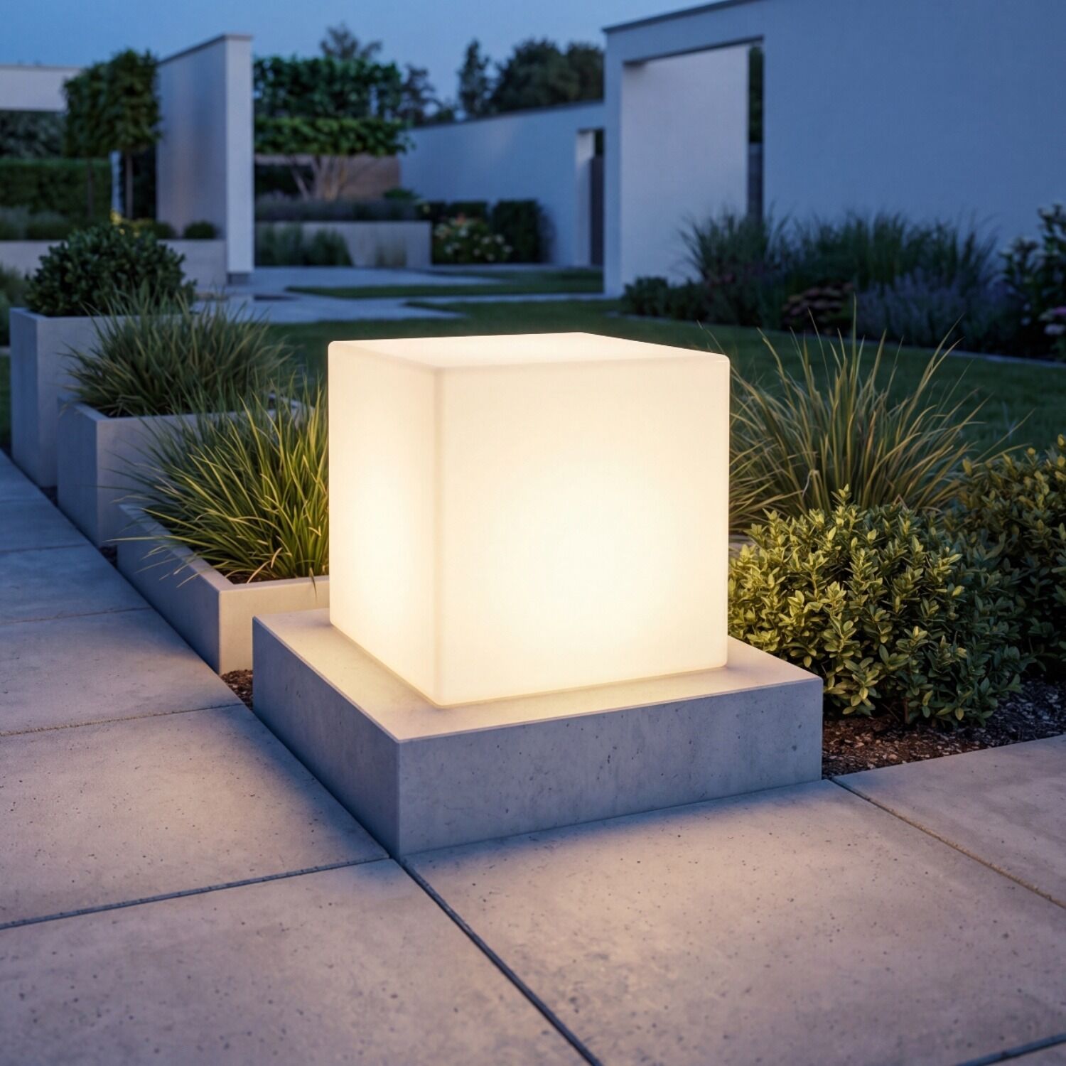 wegeleuchte-wegeleuchte-led-aussenbeleuchtung-led-vinklad-1x-led-mit-5w-weiss-fuer-garten-terrasse-dimmbar-kunststoff-pe-1 Lichtwürfel, Outdoor-Beleuchtung, LED-Lampe, Gartenlaterne, Schaukelblock-Design