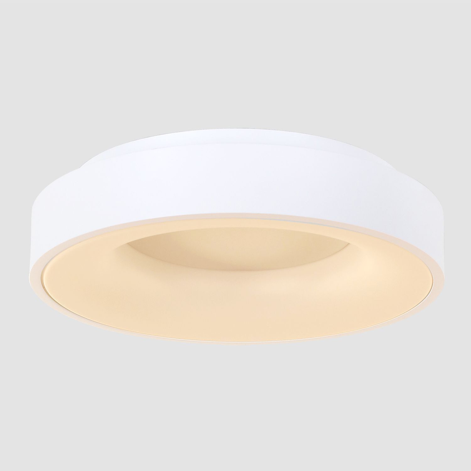 Plafonnier LED blanc métal plastique 40 W 2700 K