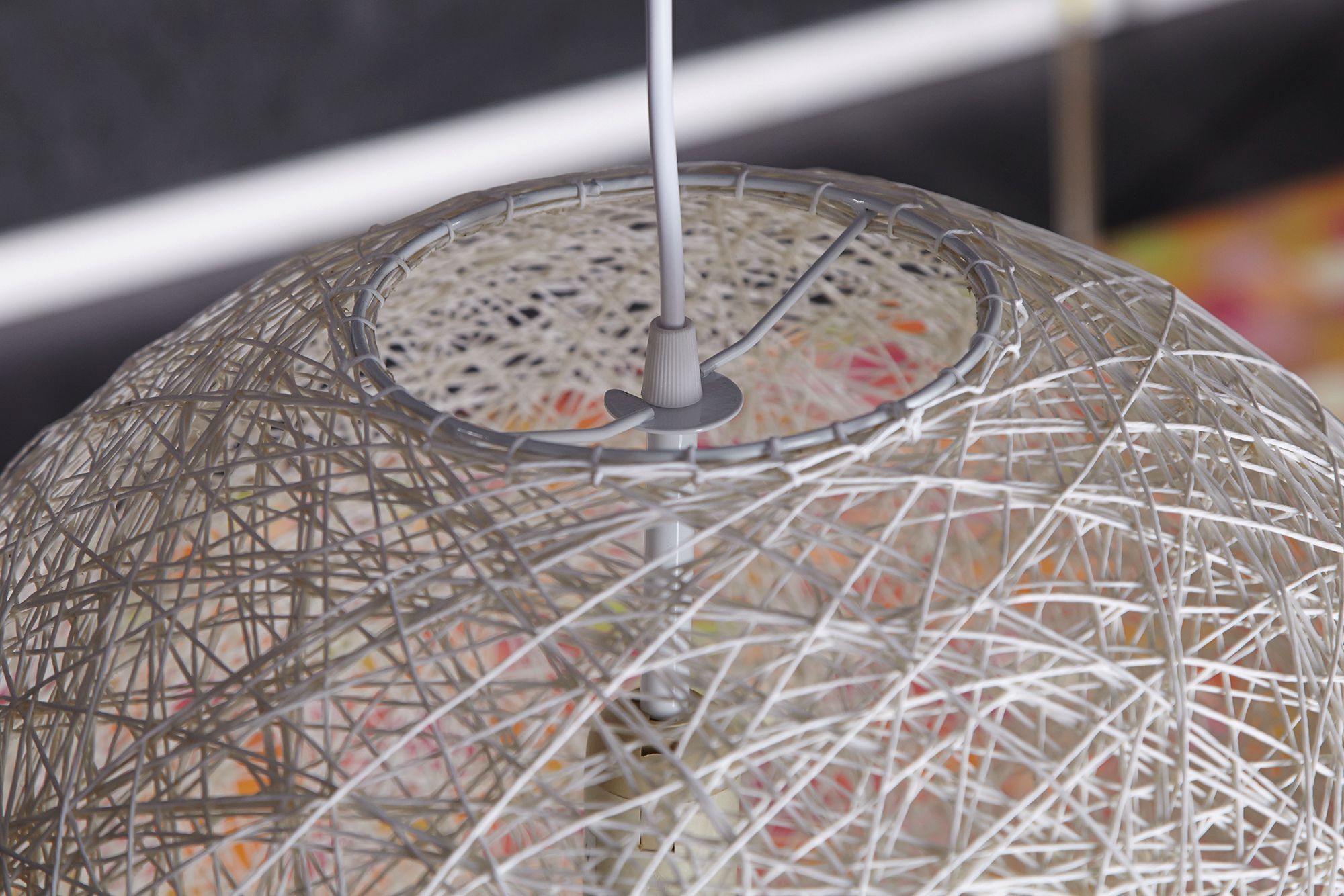 Lampe à suspendre Moderne artistique Boule Ø45cm Lampe, Kugel, Maschine, Rad, Lampenschirm