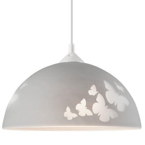 Lampe à suspendre Salon Table à manger Gris Verre rond