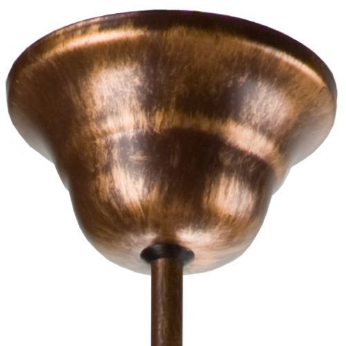 Lampe à suspendre Shabby brun antique métal 5 flammes