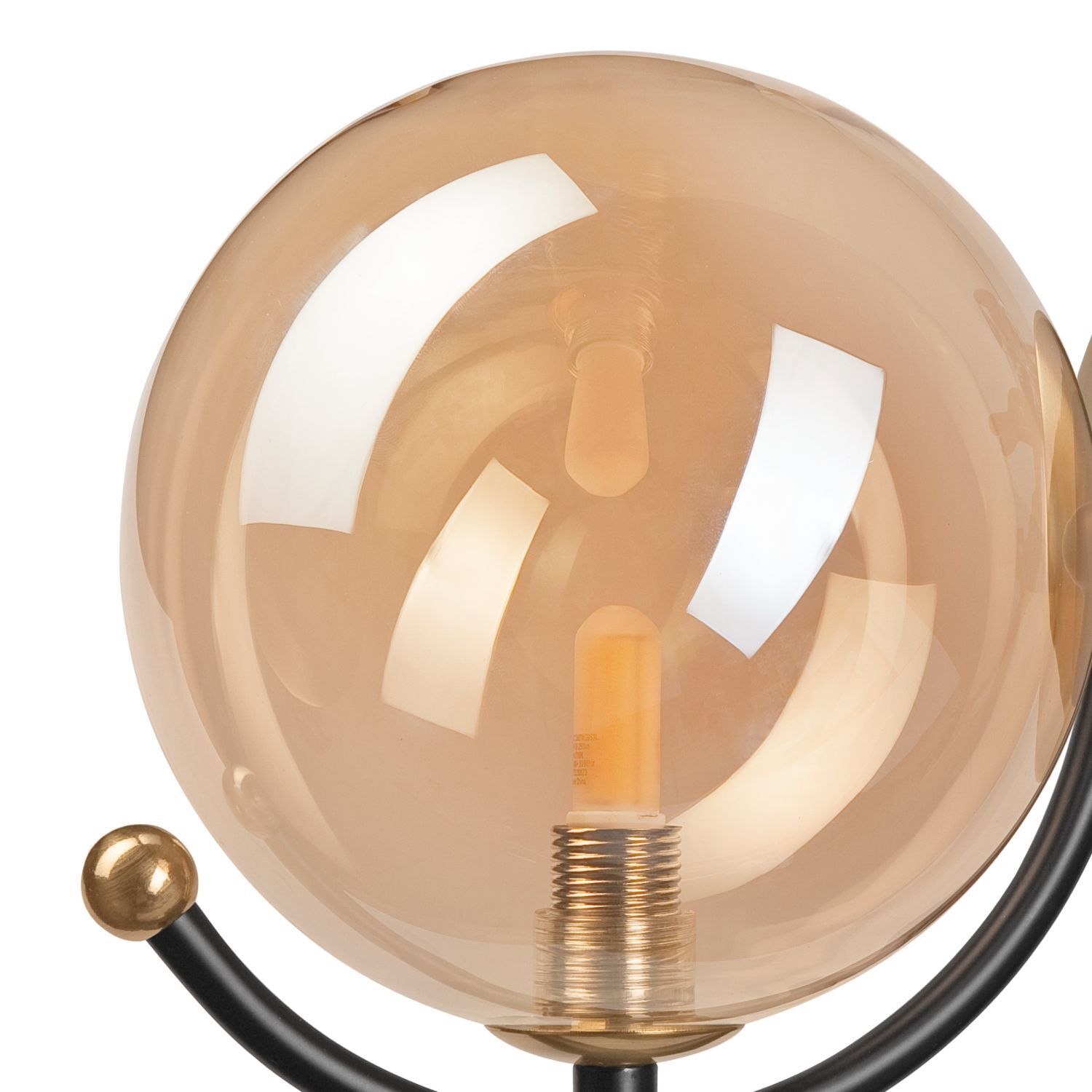 Applique élégante métal verre G9 H:14,5 cm Abat-jour sphérique Licht, Lampe