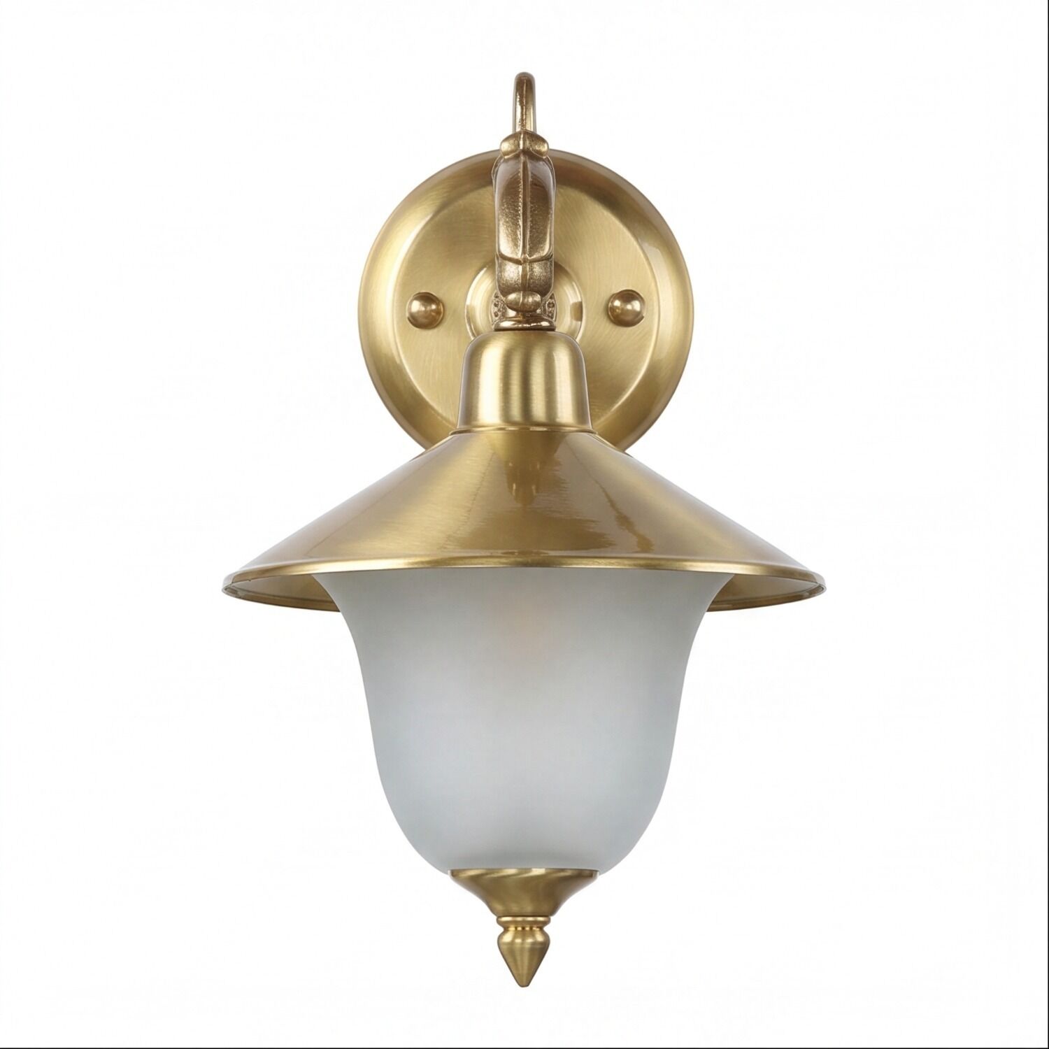 Wandleuchte, Außenlampe, Messing, Brass, Glaslampen
