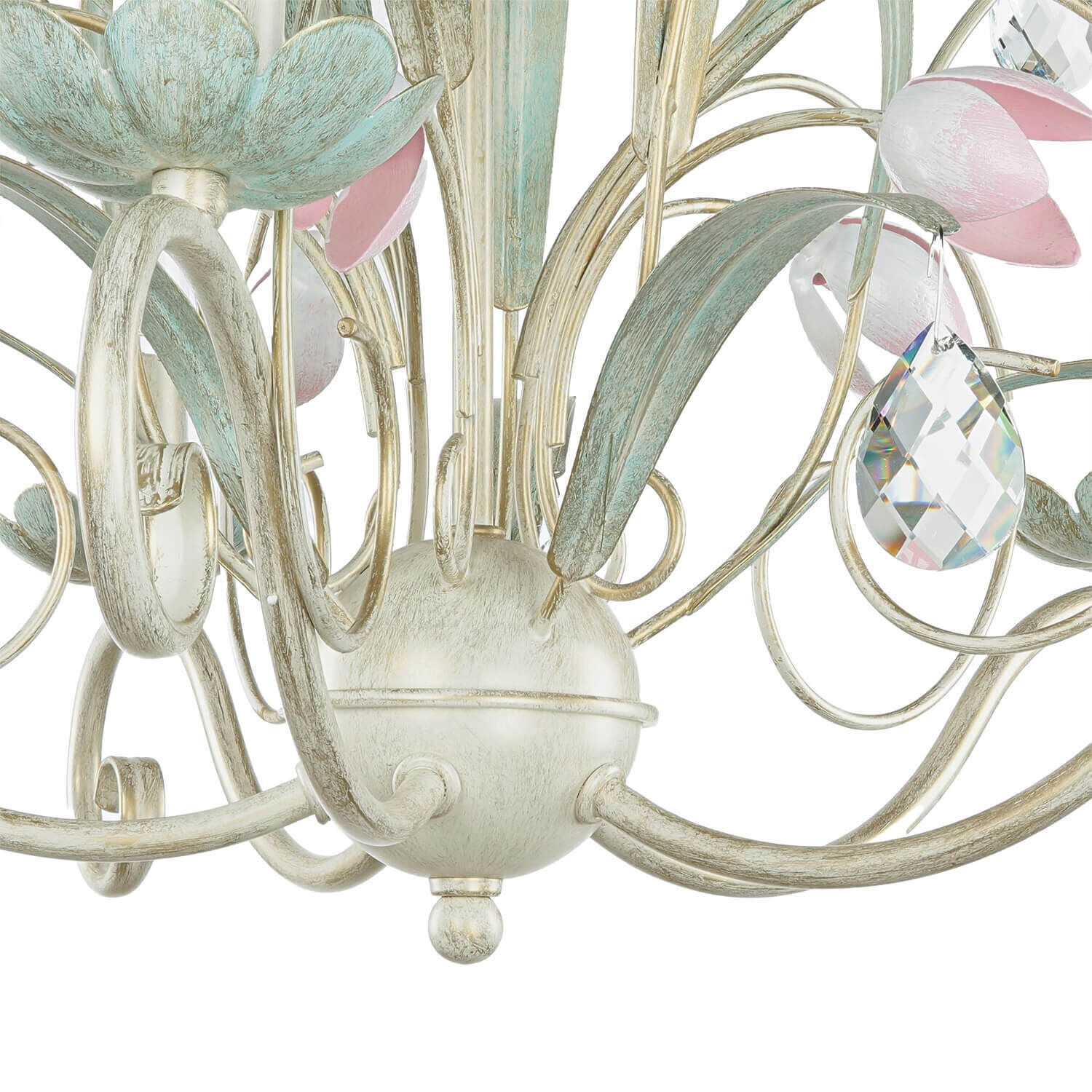 Lampe à suspendre Floral Ø62cm 5-flmg