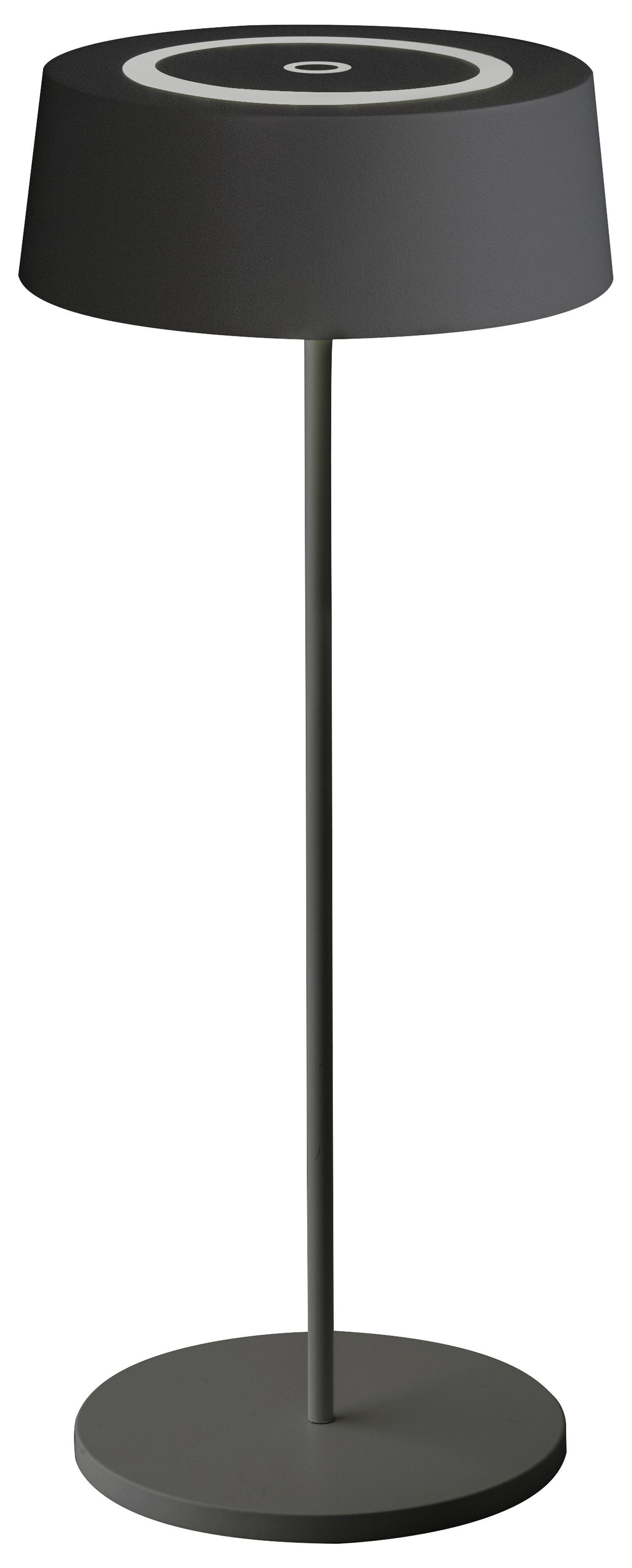 Lampe de table LED rechargeable Noir Touch Dimmer USB IP54 2 W