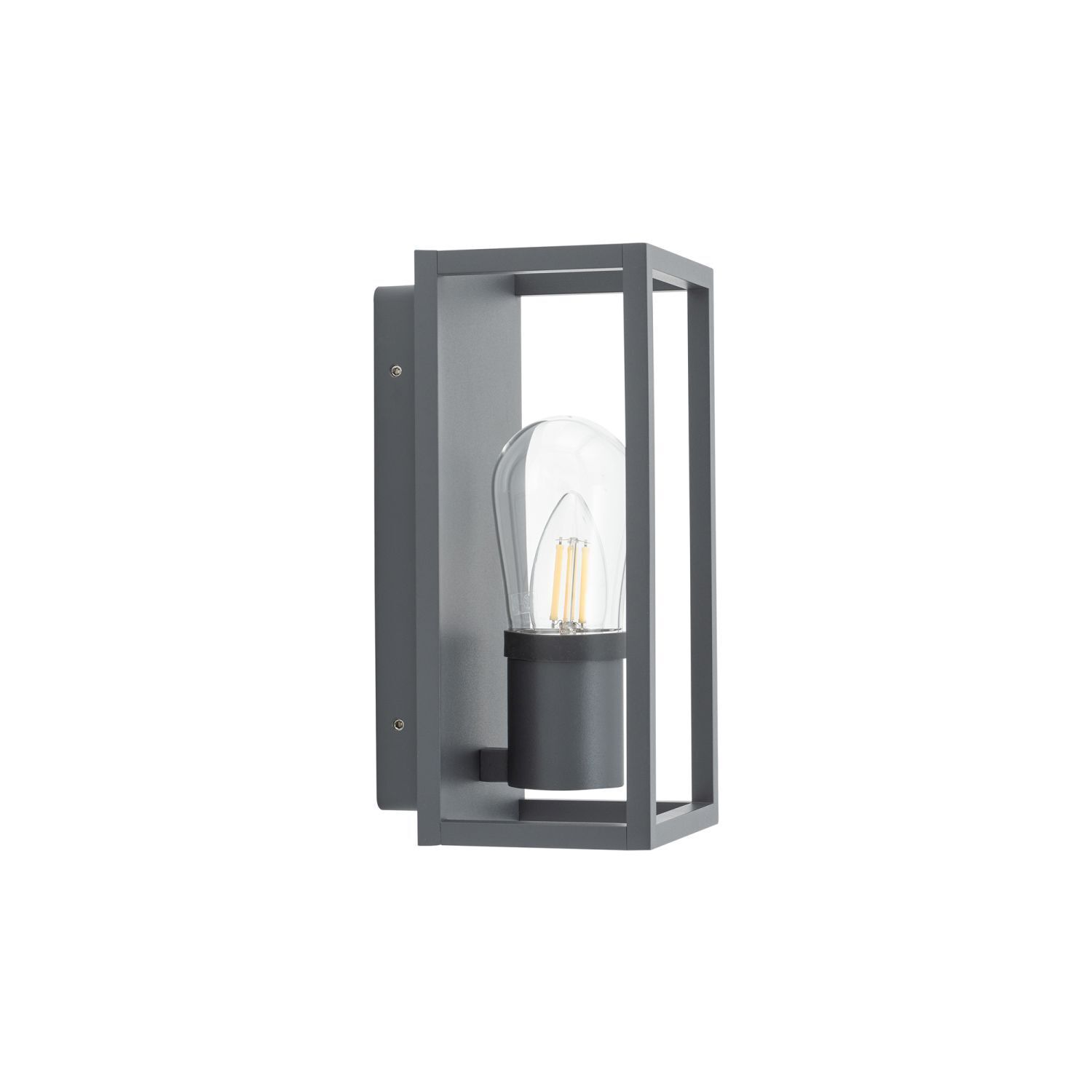 Applique extérieure Gris IP54 E14 Verre Aluminium Moderne