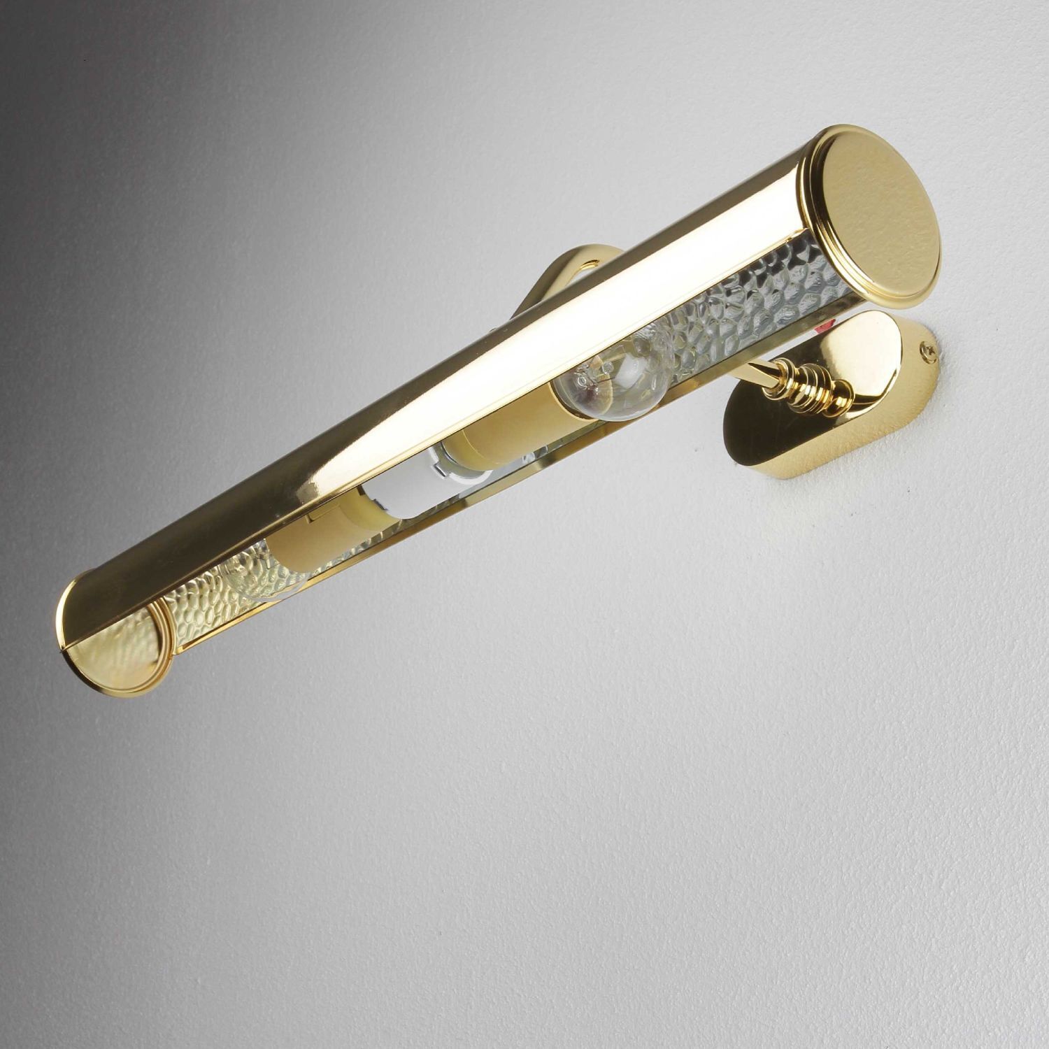Lampe à tableau en laiton véritable doré 24 carats 40cm