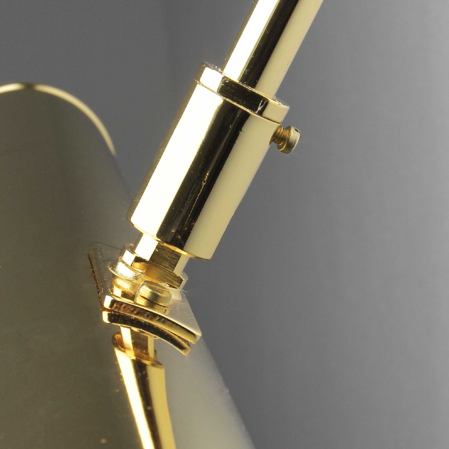 Lampe à tableau en laiton véritable doré 24 carats 40cm