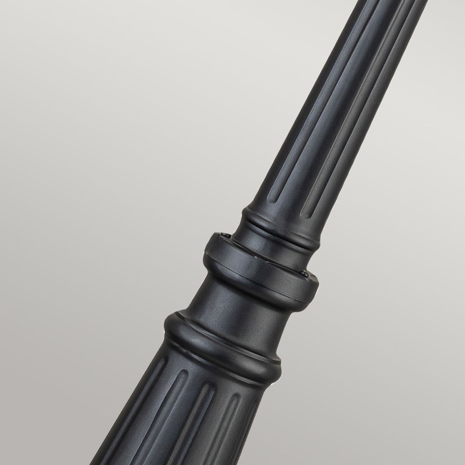 Lampe sur mât 216,4 cm IP44 Vintage Noir E27 Chemin de jardin