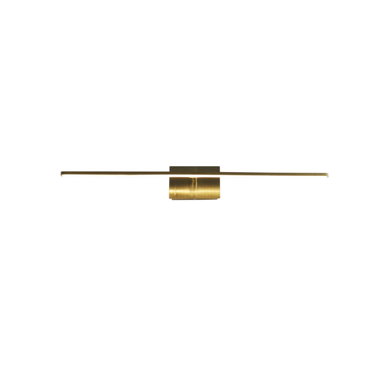 Lampe à miroir LED métal L:41 cm IP44 laiton 3000 K