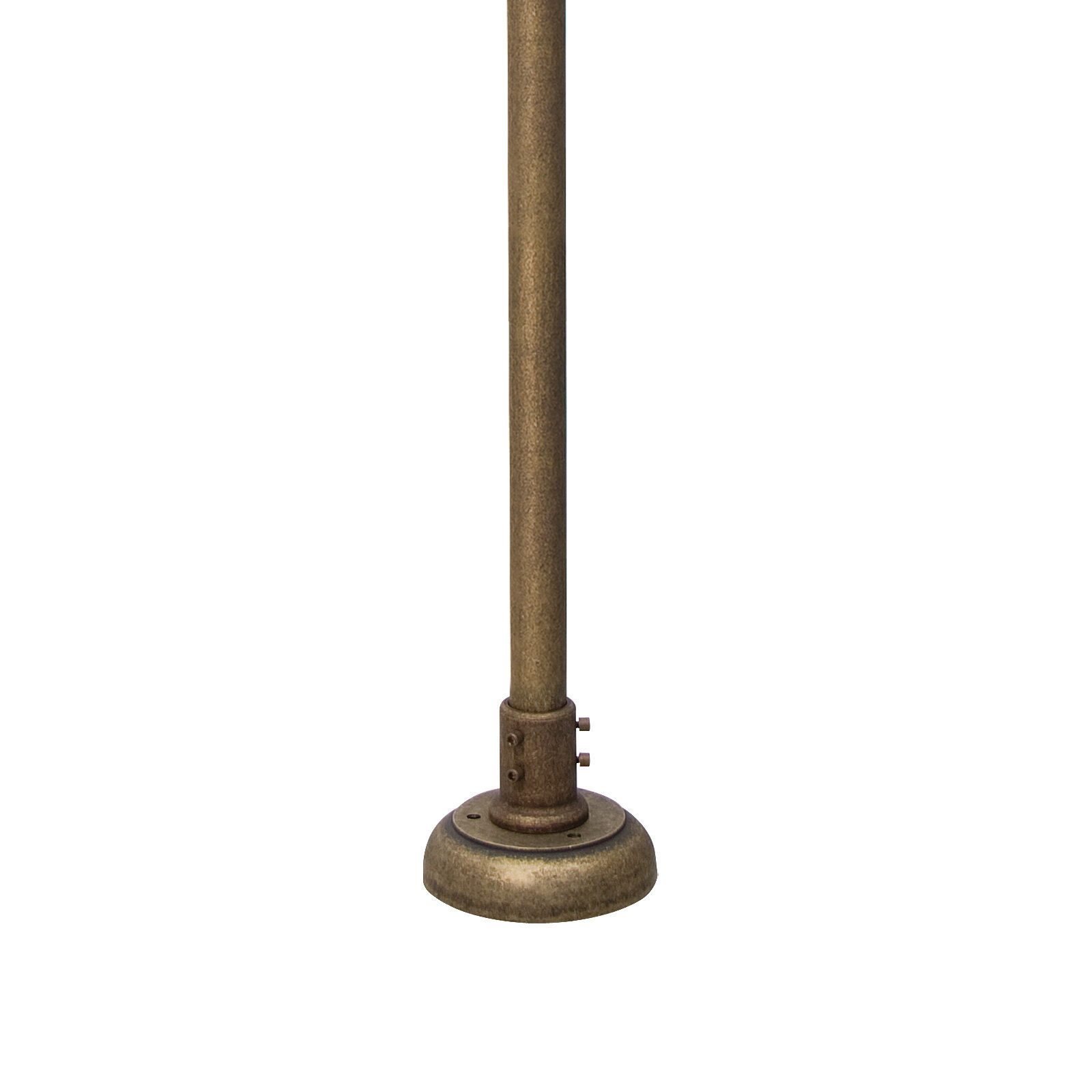 Lampadaire extérieur IP44 E27 148 cm laiton verre Maritim