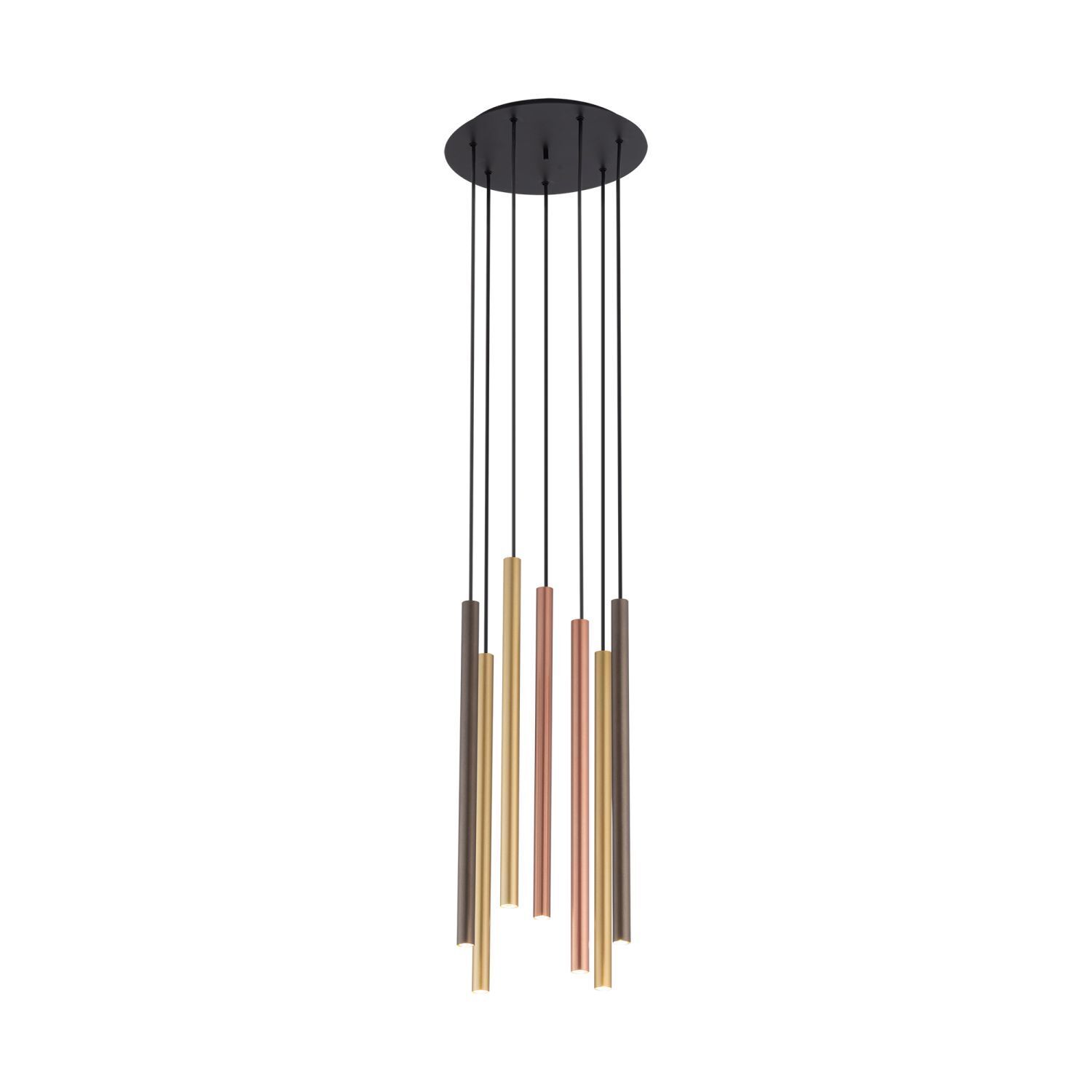 Suspension métal ajustable 7 flammes G9 Moderne CULT