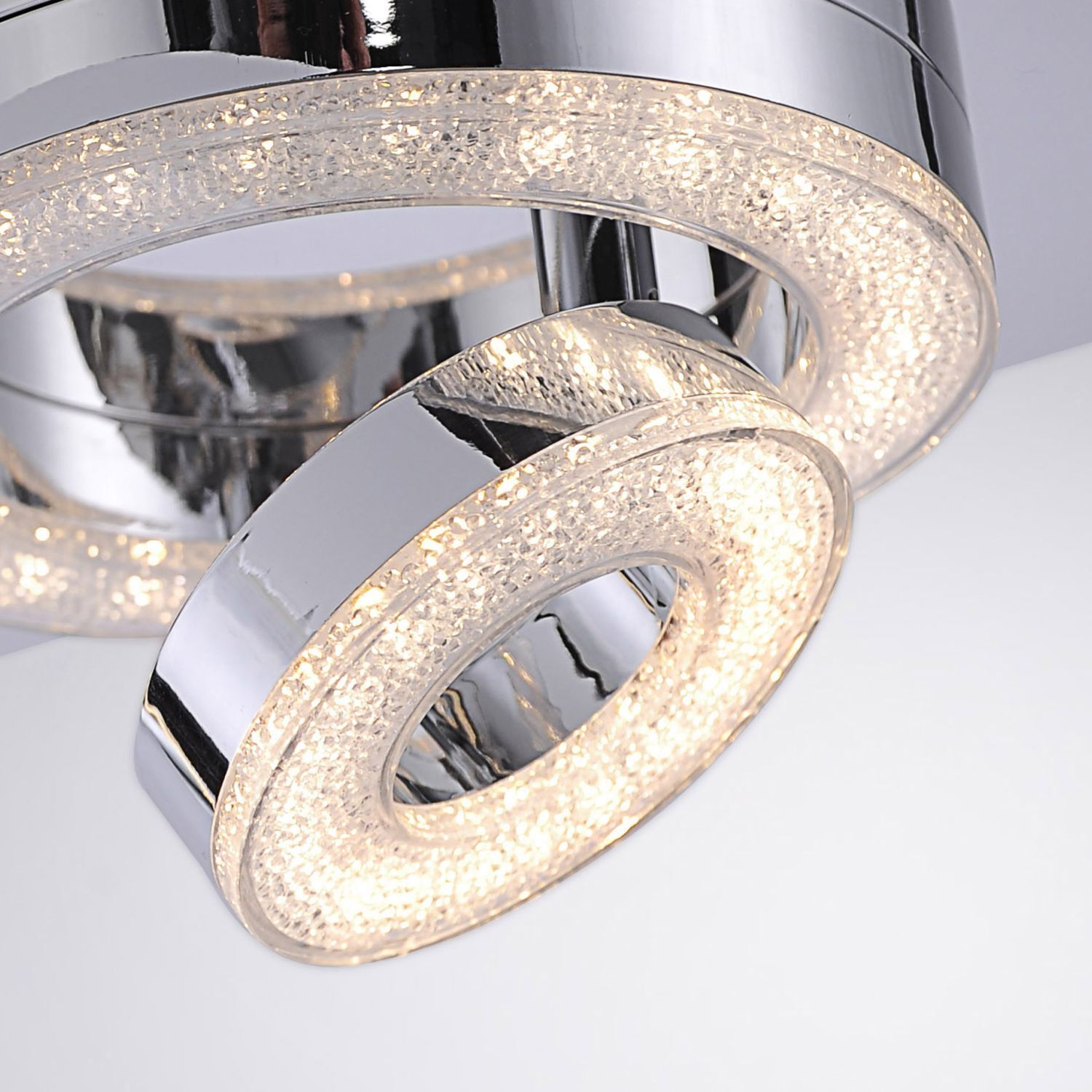 LED Deckenspot Metall flexibel 3000 K 1200 lm Chrom Deckenleuchte, Klebeband