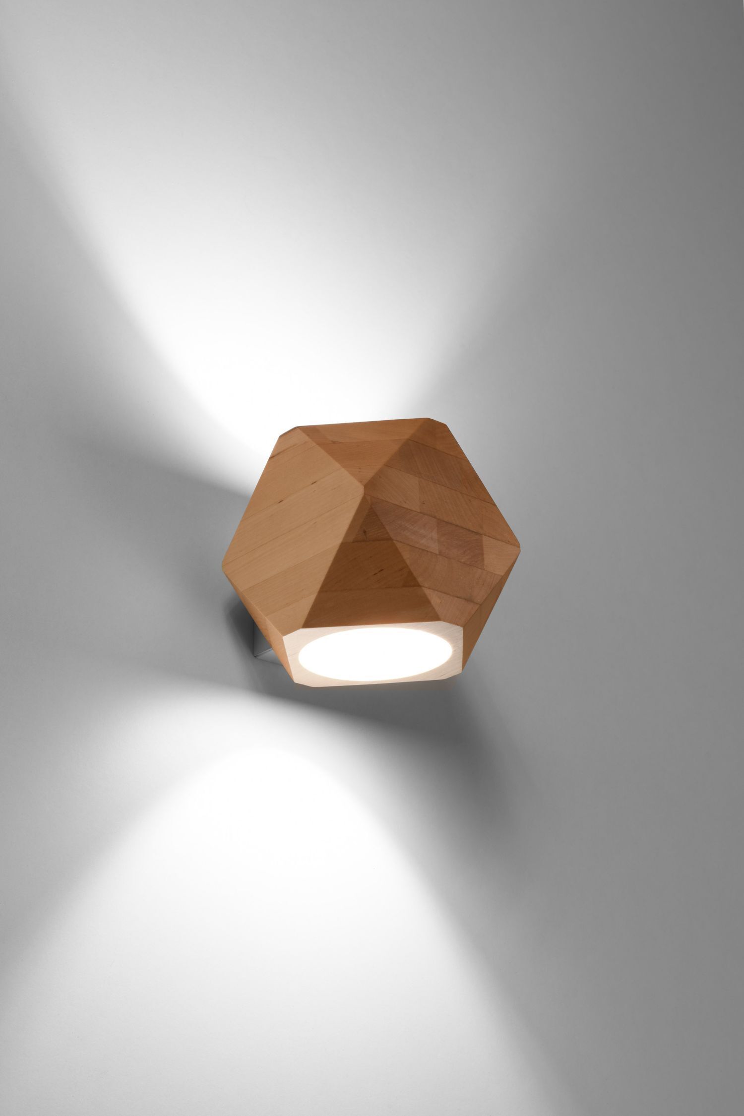WandLampe, Wandlicht, Holz, Geometrisch, Wandlampe