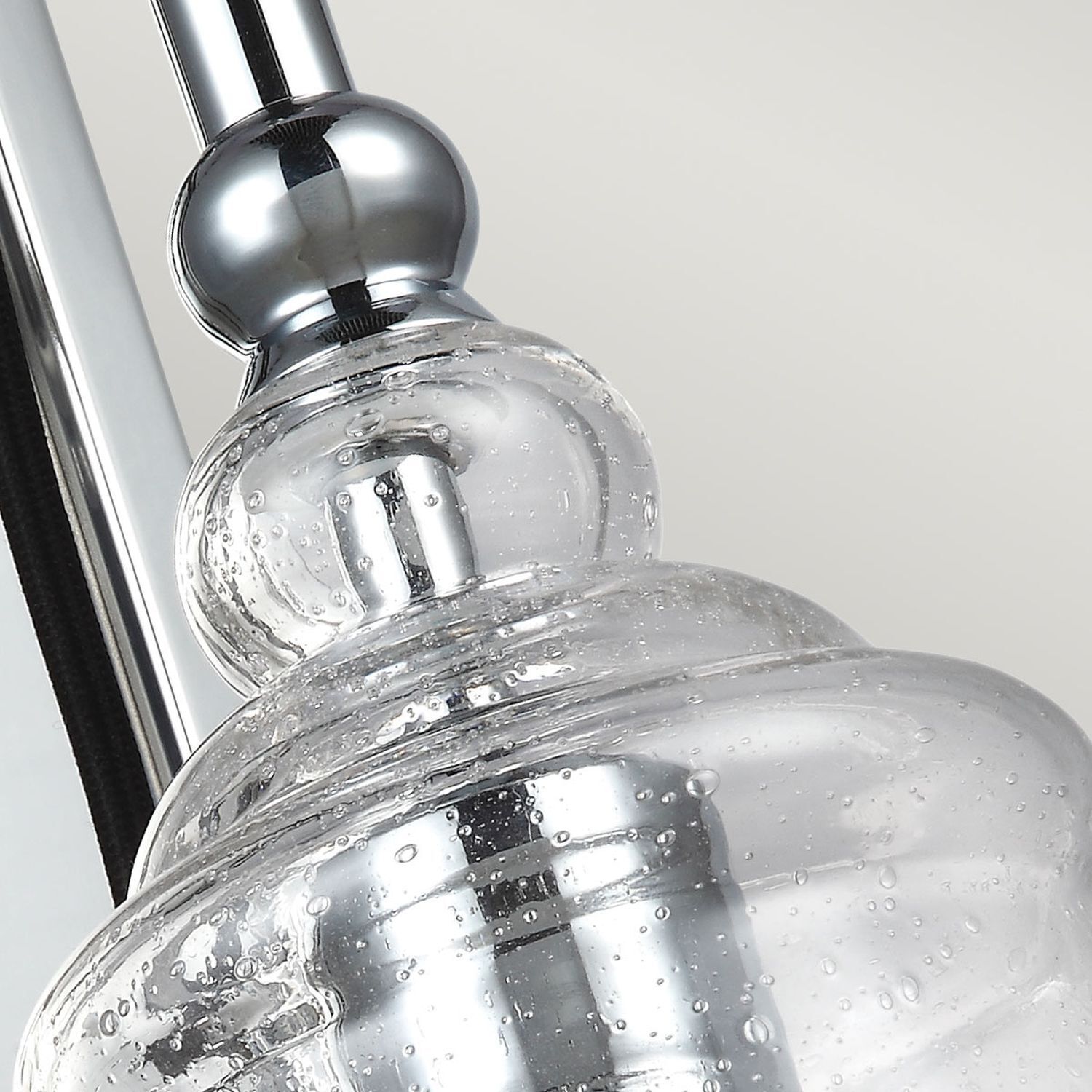 Applique métal verre E27 hauteur 44,1 cm chrome GREDA