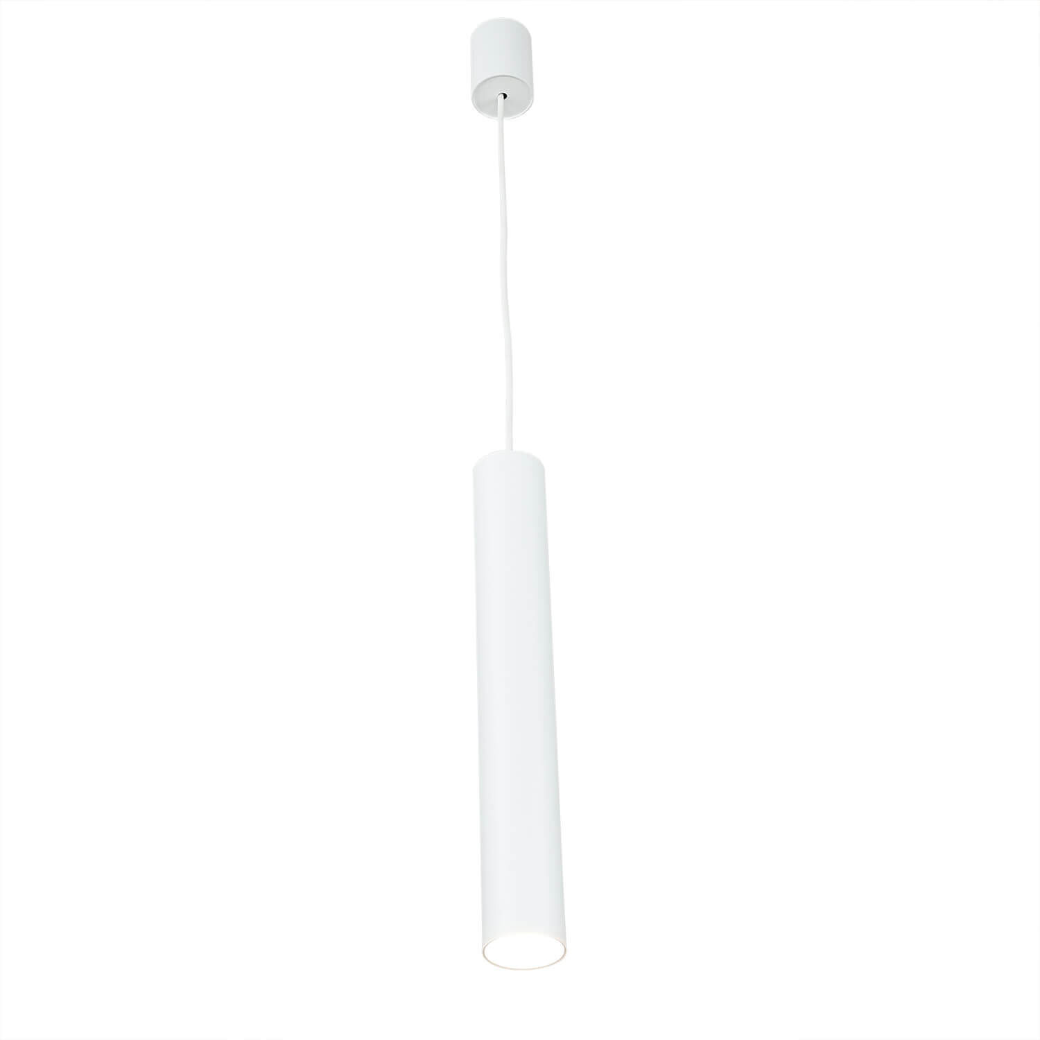 Suspension moderne blanche ajustable étroite