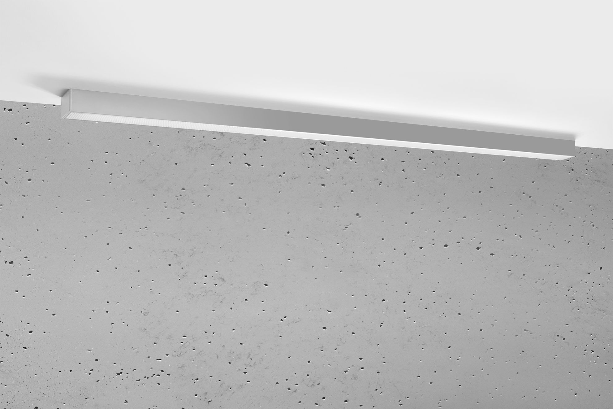 Plafonnier LED gris 3000 K 3640 lm faible éblouissement 150 cm