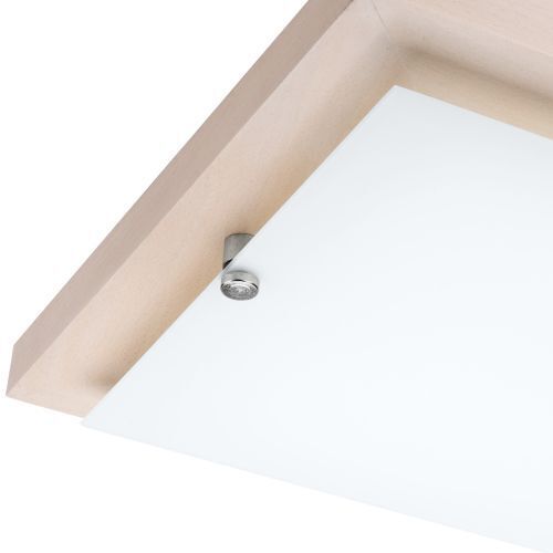 Plafonnier LED ERIN Blanc carré Salon