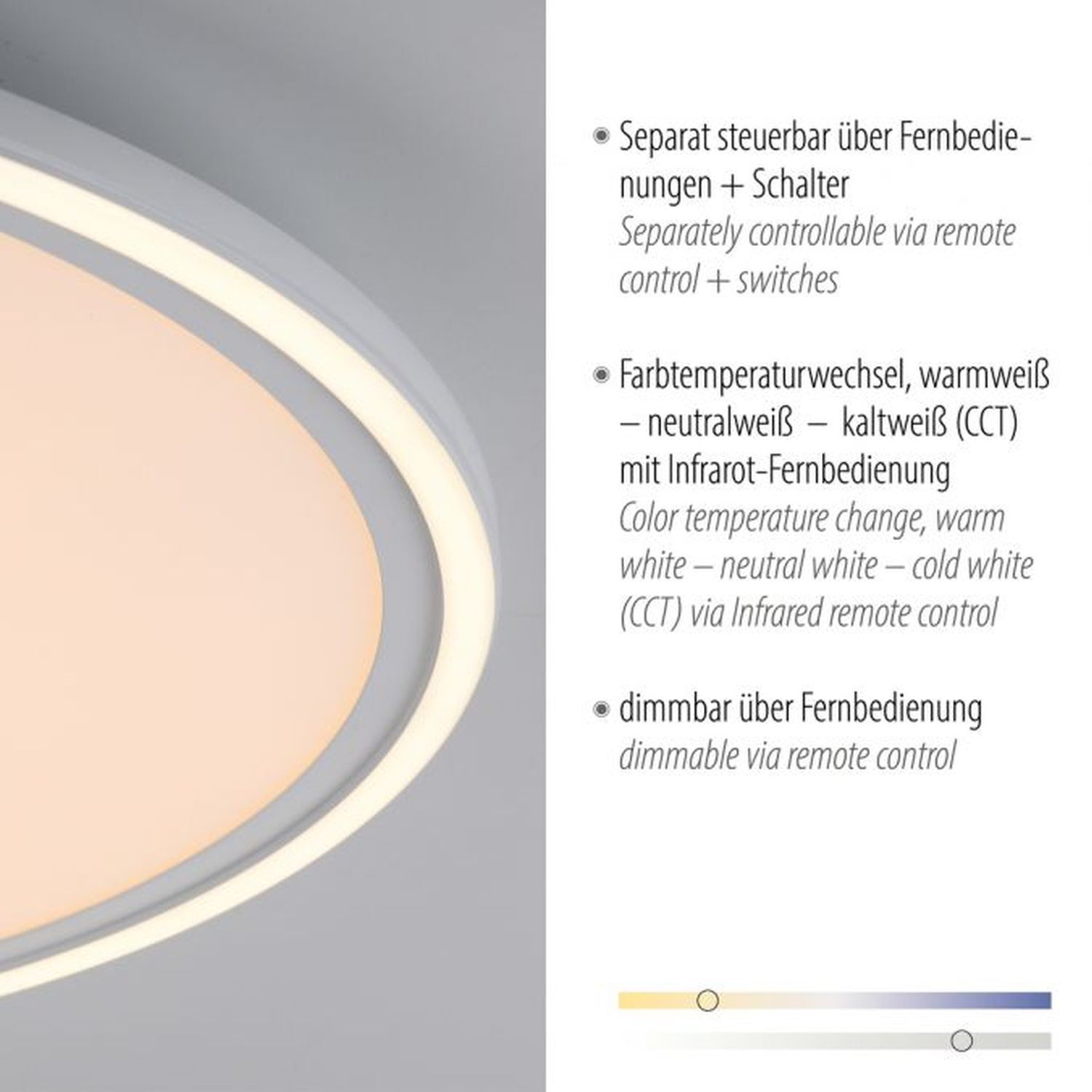LED-Ring, Dimmbar, Fernbedienung, Infrarot, Farbwechsel
