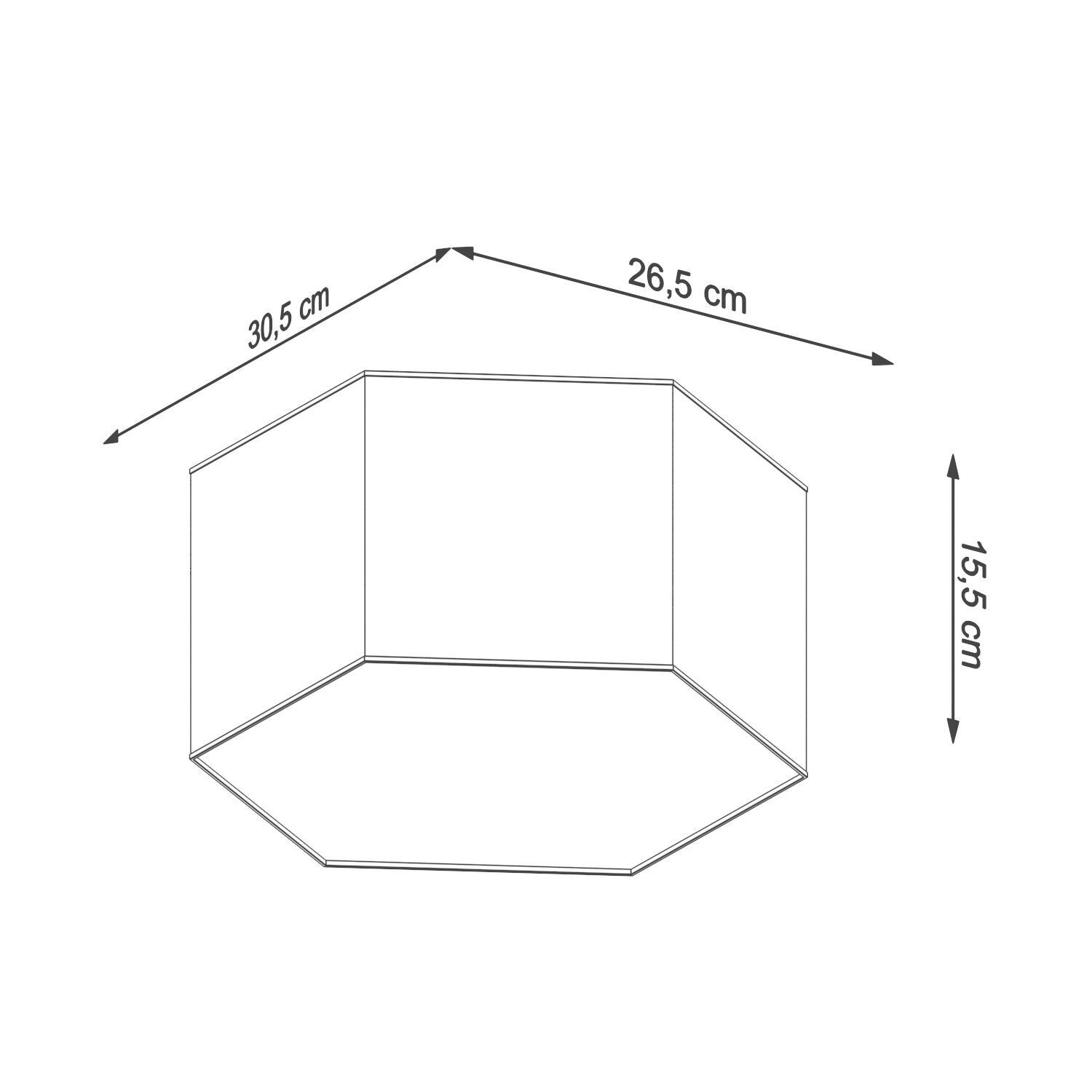 Plafonnier Blanc L : 30,5 cm petit 2x E27 Moderne faible éblouissement
