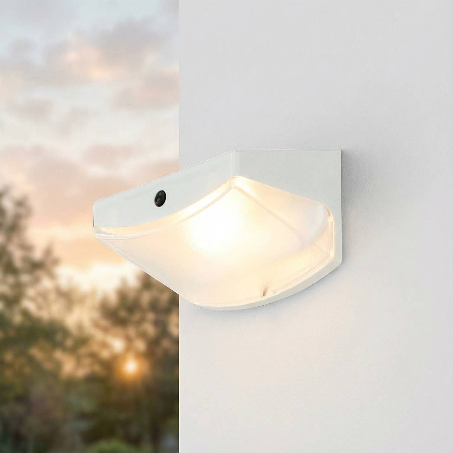 Solar Wandleuchte LED mit Bewegungsmelder IP44 Outdoor Deckenleuchte