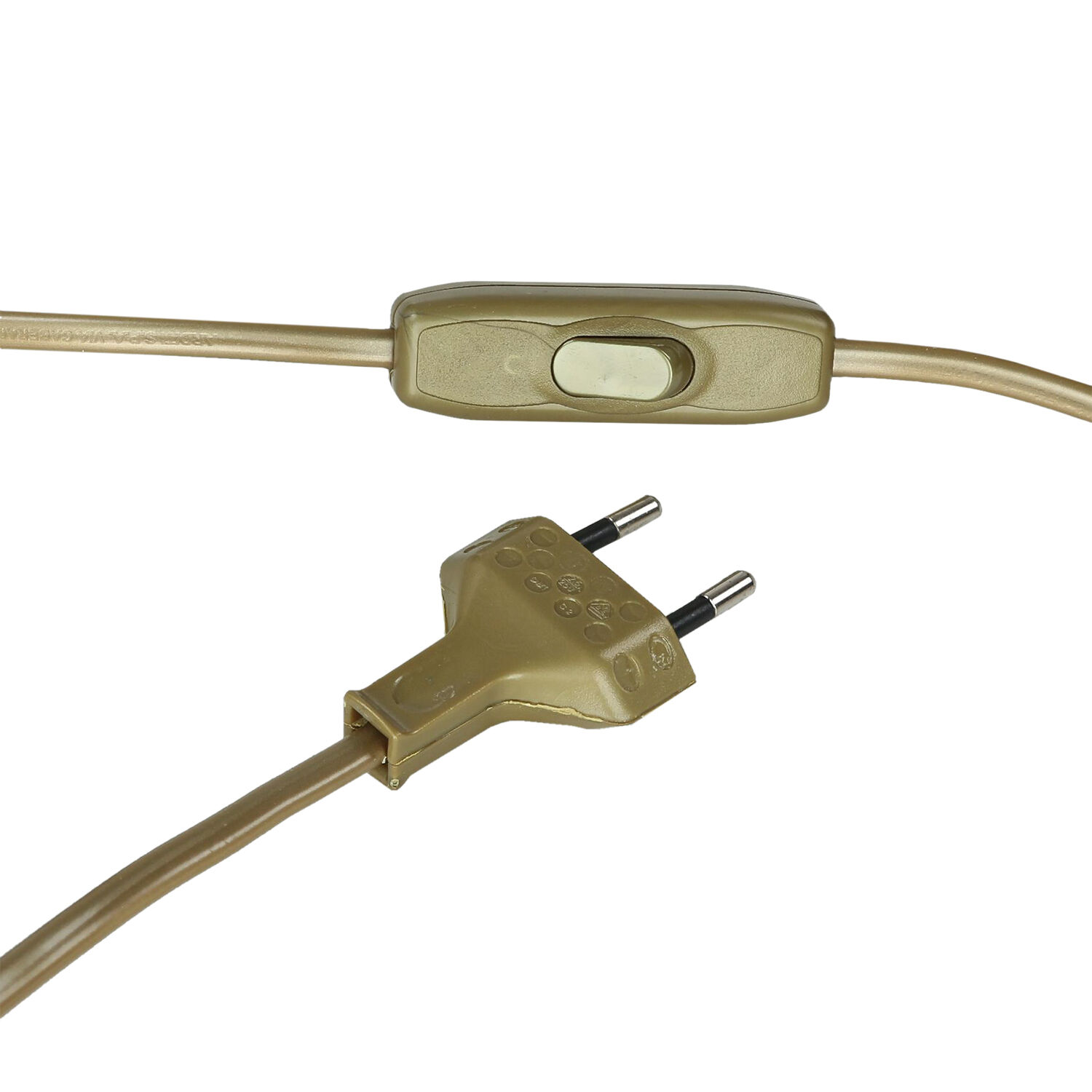 Nachttischlampe Weiß Messing Adapter, Elektronik, Stecker