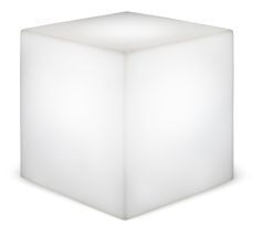 Cube lumineux solaire LED changeur de couleur Télécommande IP65