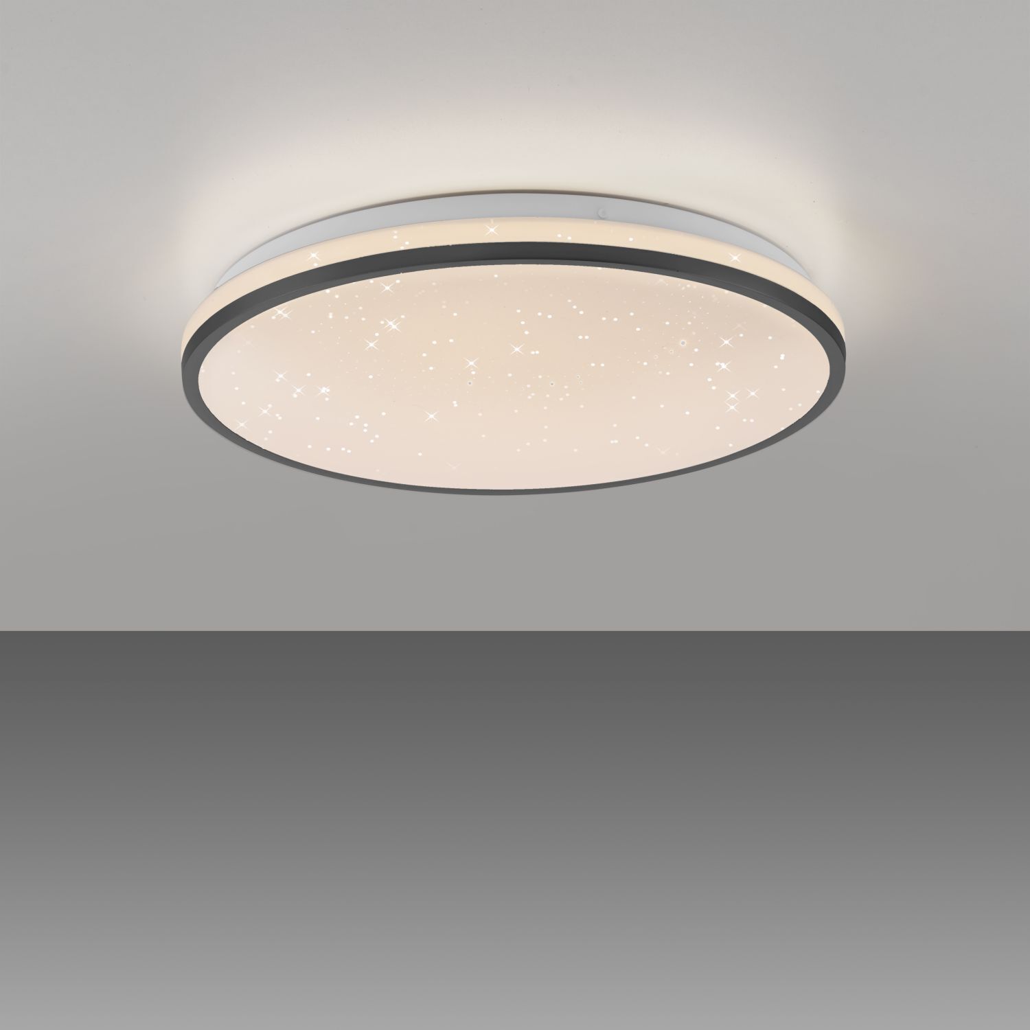 Plafonnier LED Ciel de nuit noir 3000 K intensité lumineuse variable