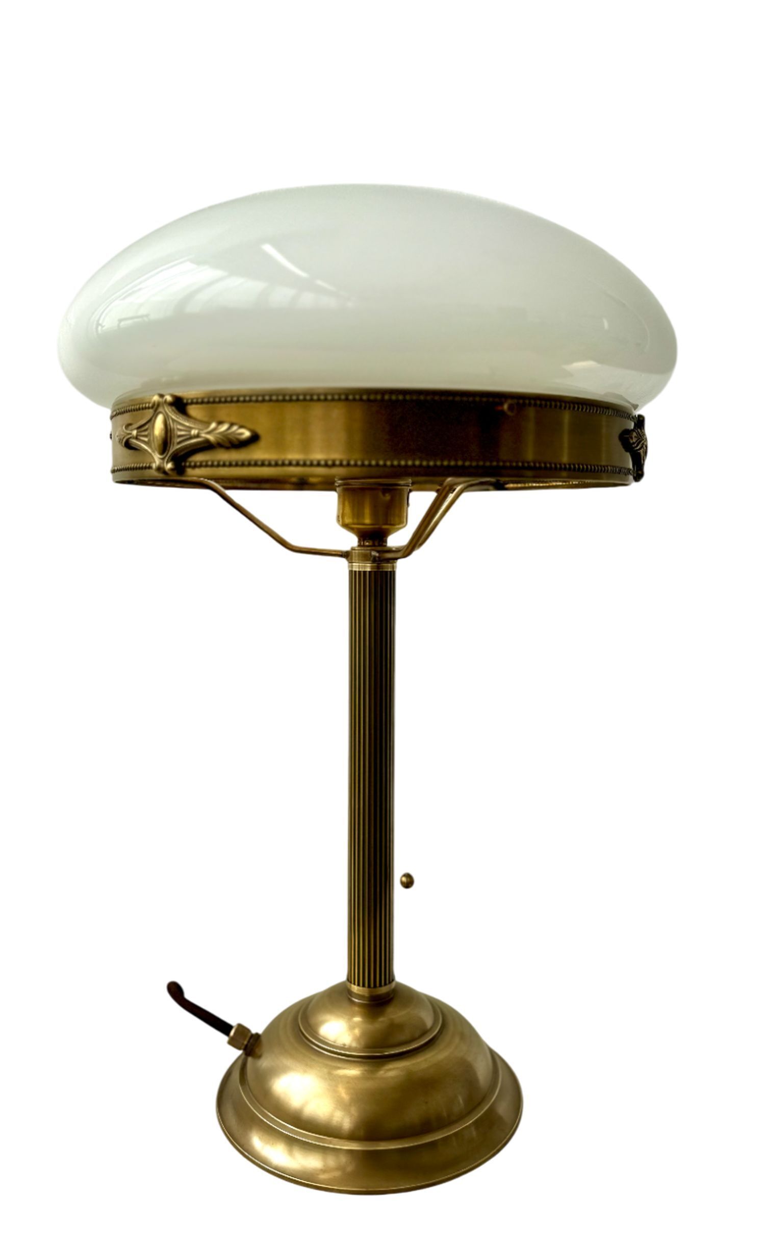 Lampe de table Art Nouveau cordon de tirage laiton Z17 Lampe, Tischlampe, Mobiliar