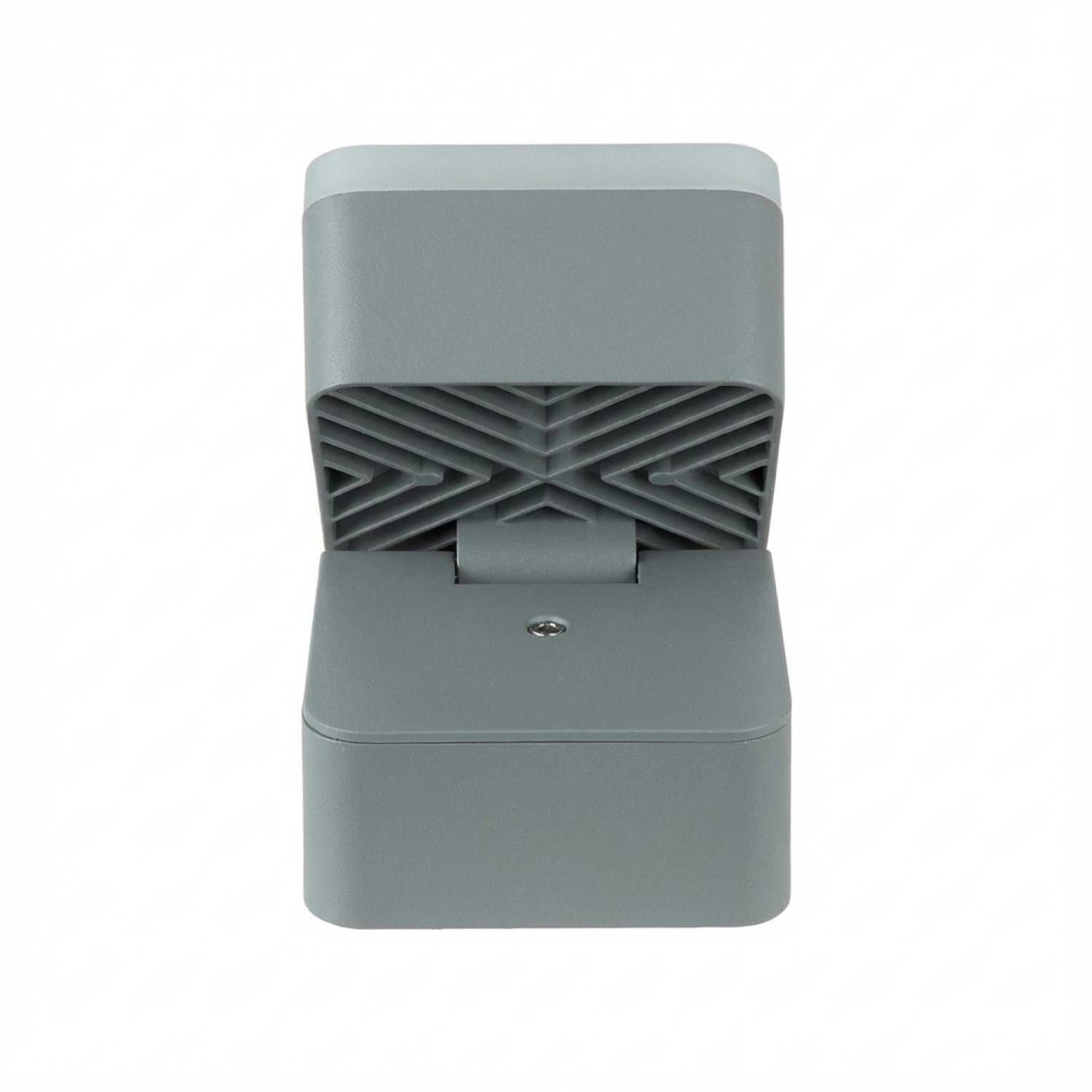 Ladegerät, Gehäuse, Kühlrippen, Kompakt, Glanzloses Grau