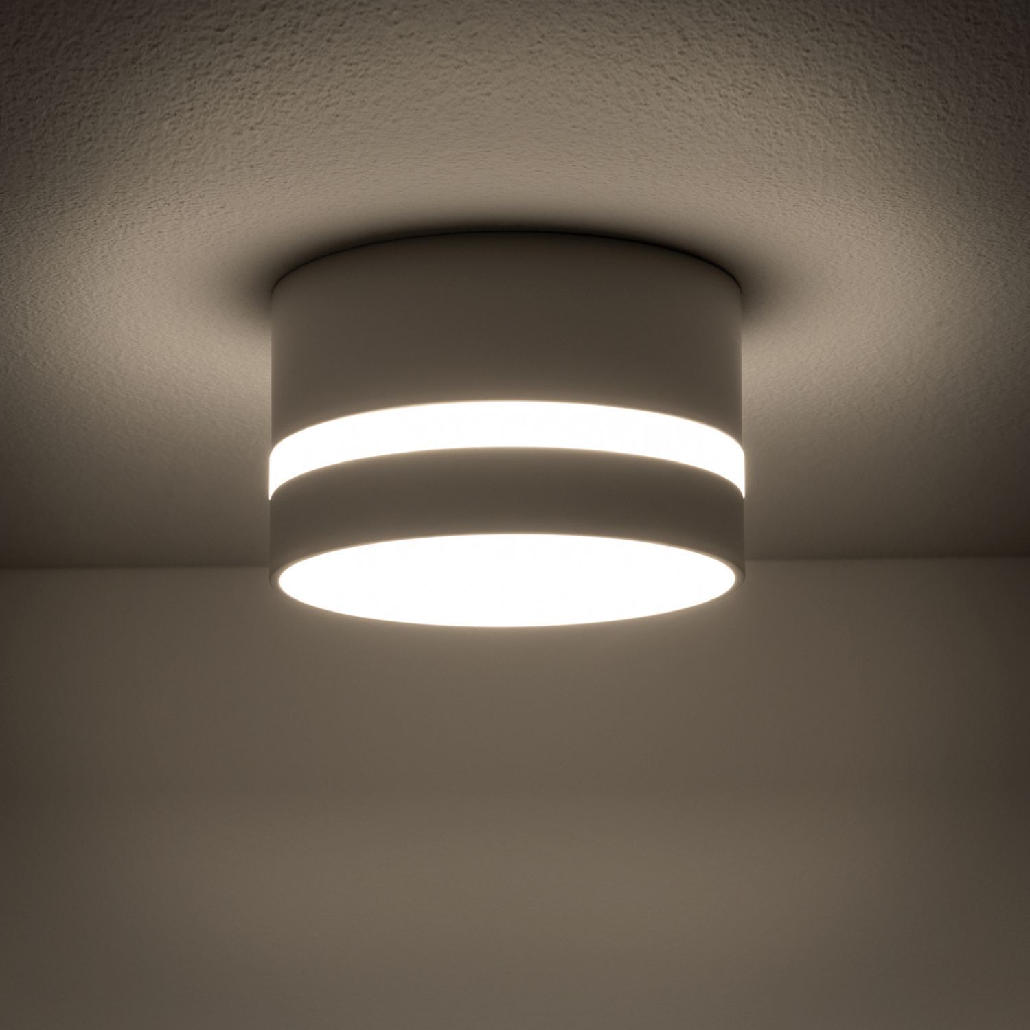 Spot encastré GX53 Ø 8,5 cm Blanc Aluminium Moderne