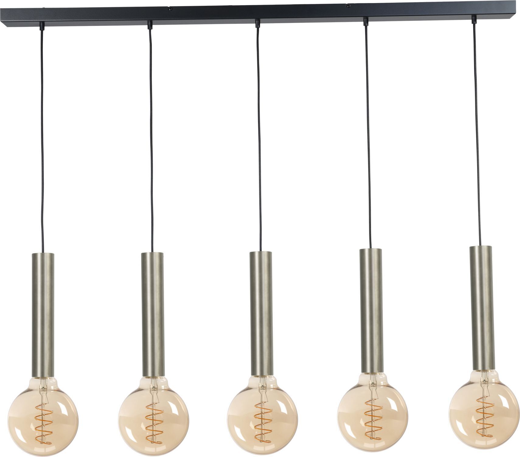 Lampe à suspendre métal pour E27 noir nickel ESJA