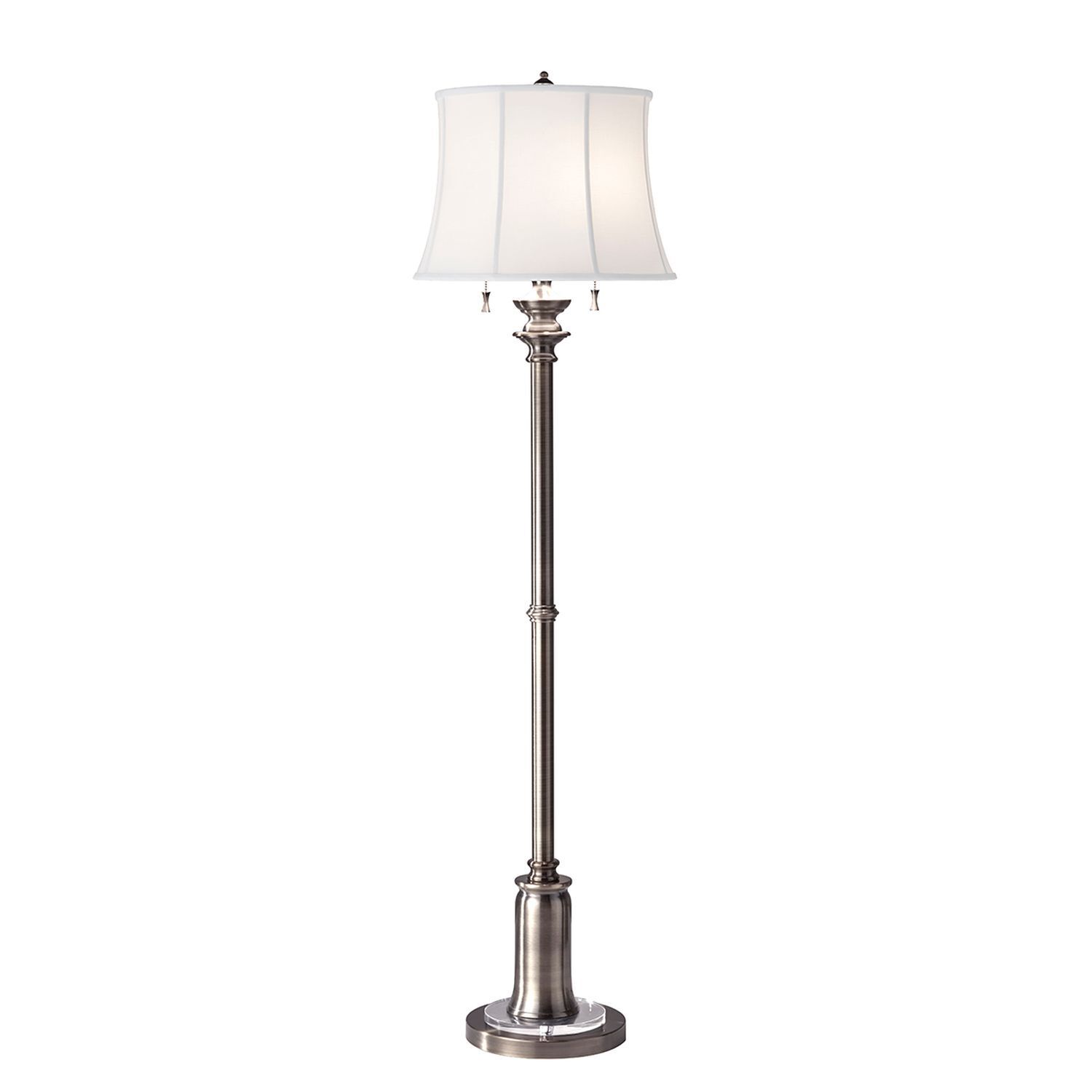 Lampadaire vintage JOHA en nickel 158cm Lampe de sol