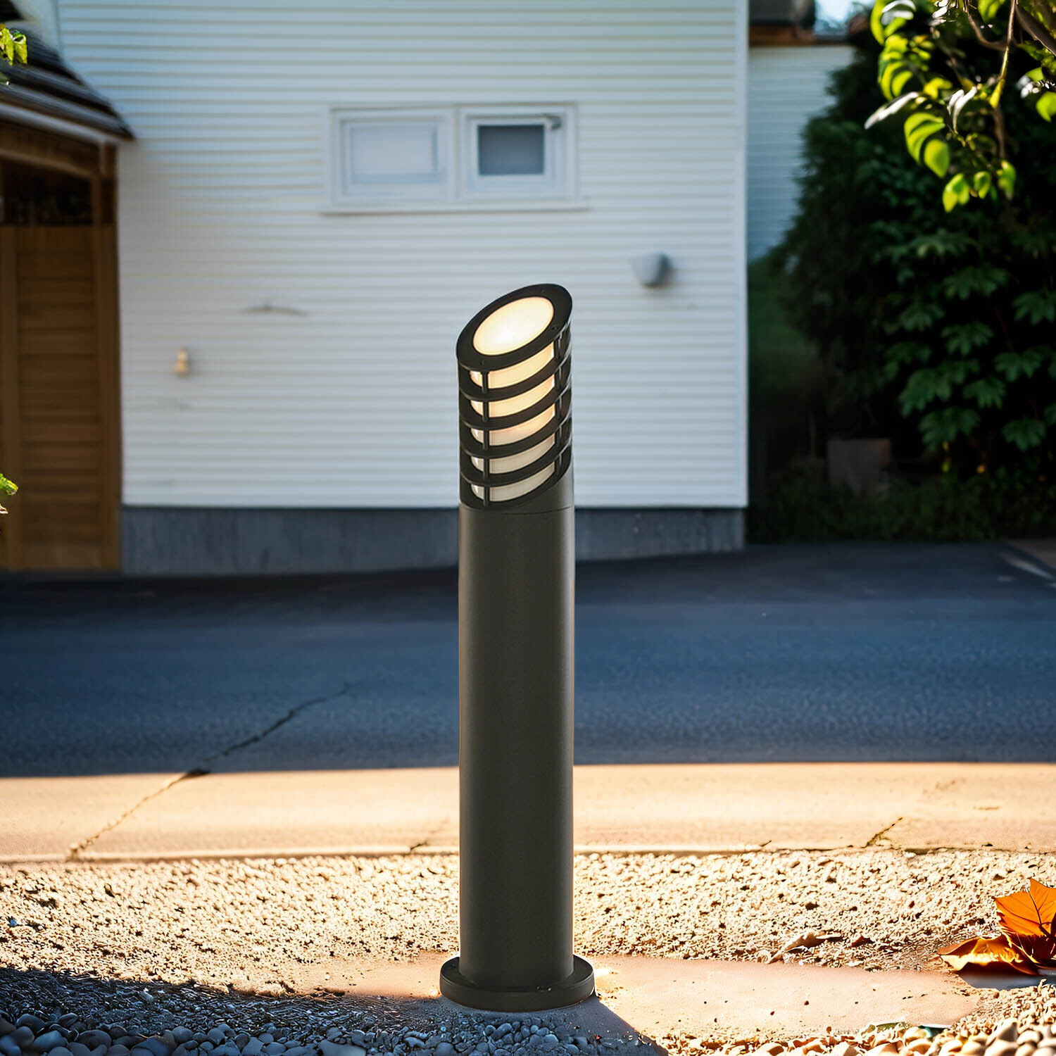 Lampadaire d'extérieur Moderne en noir