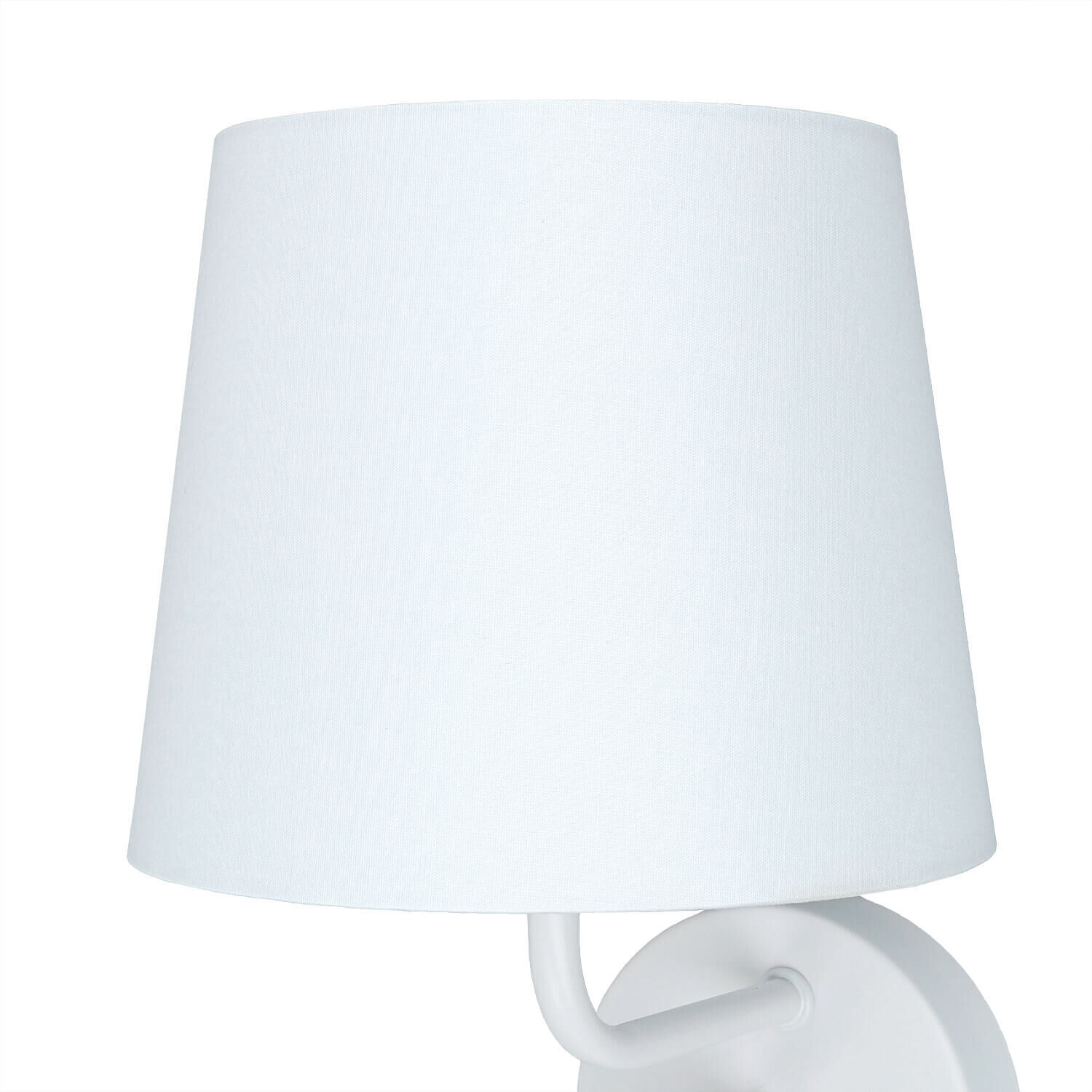 Applique blanche E27 avec lampe de lecture réglable GU10