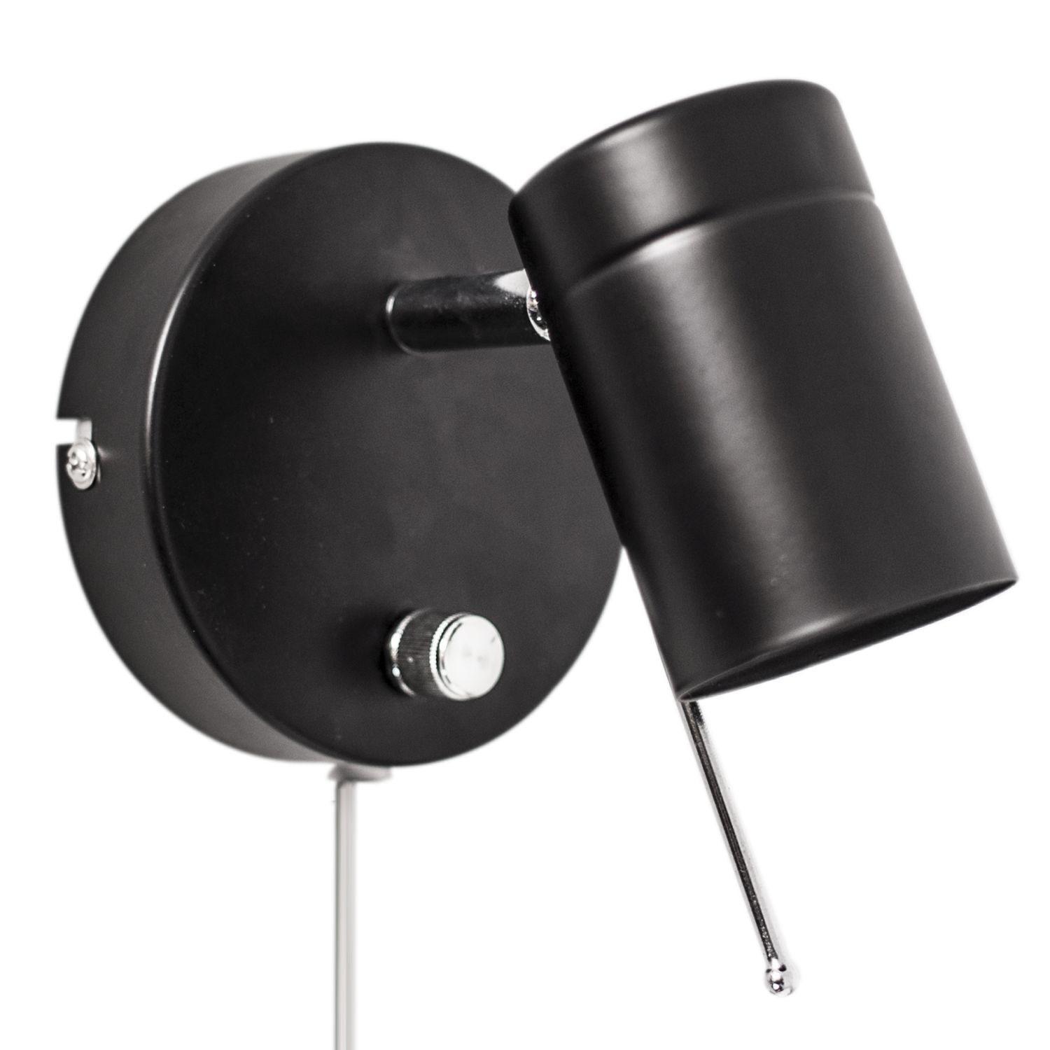 Spot mural avec fiche interrupteur L : 11 cm petit noir GU10 Gerät, Fön, Elektrisches Gerät