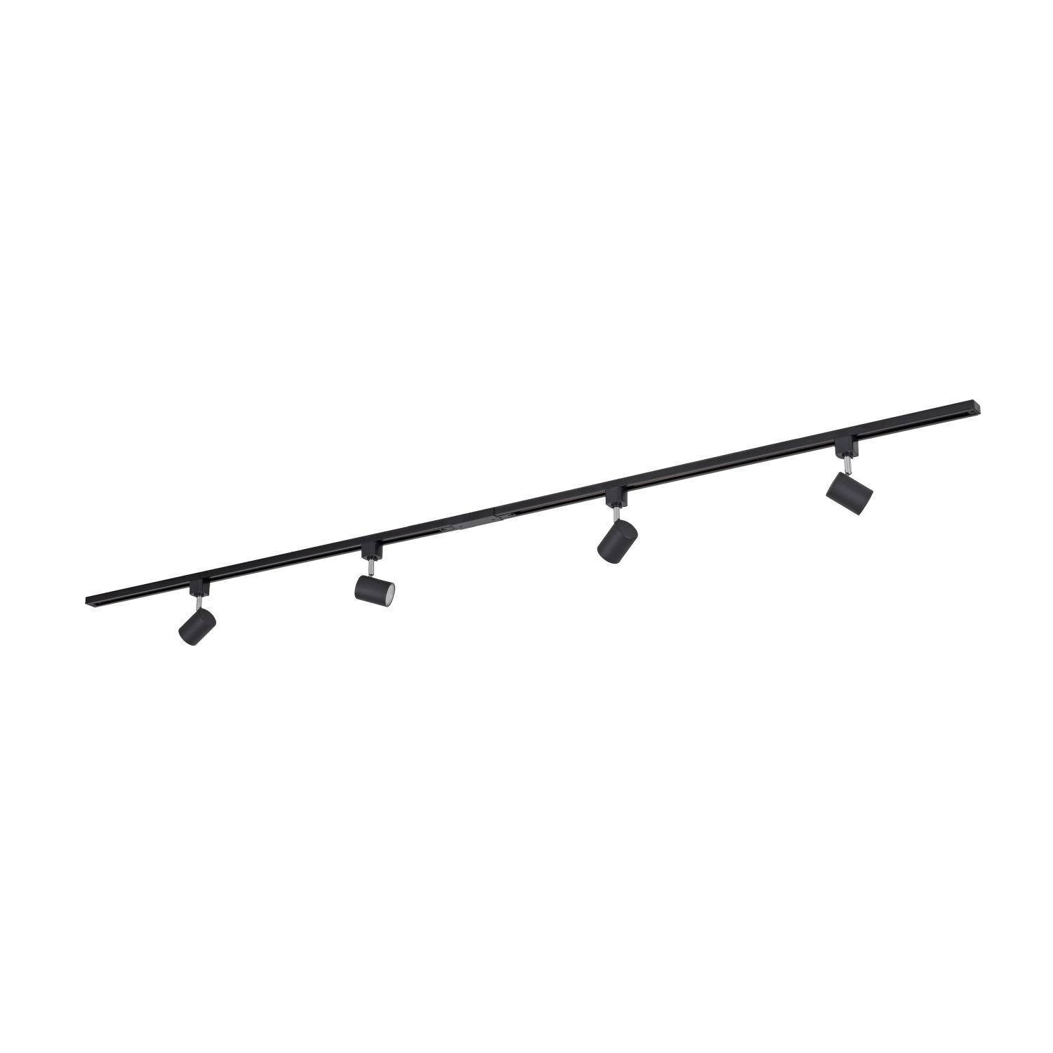 Spot de plafond réglable métal noir GU10 211 cm