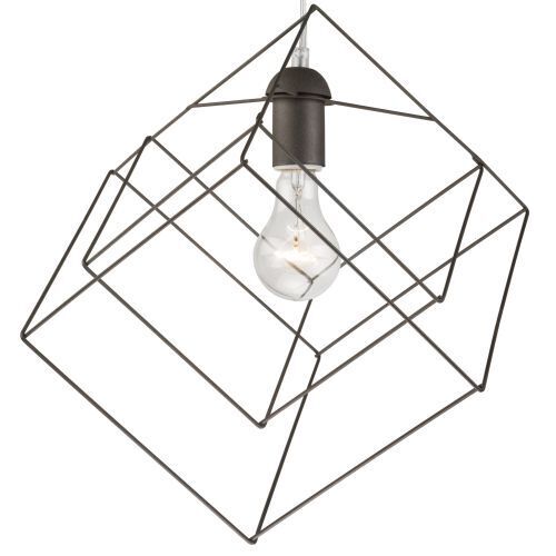 Suspension angulaire AGATRIA Anthracite Lampe design