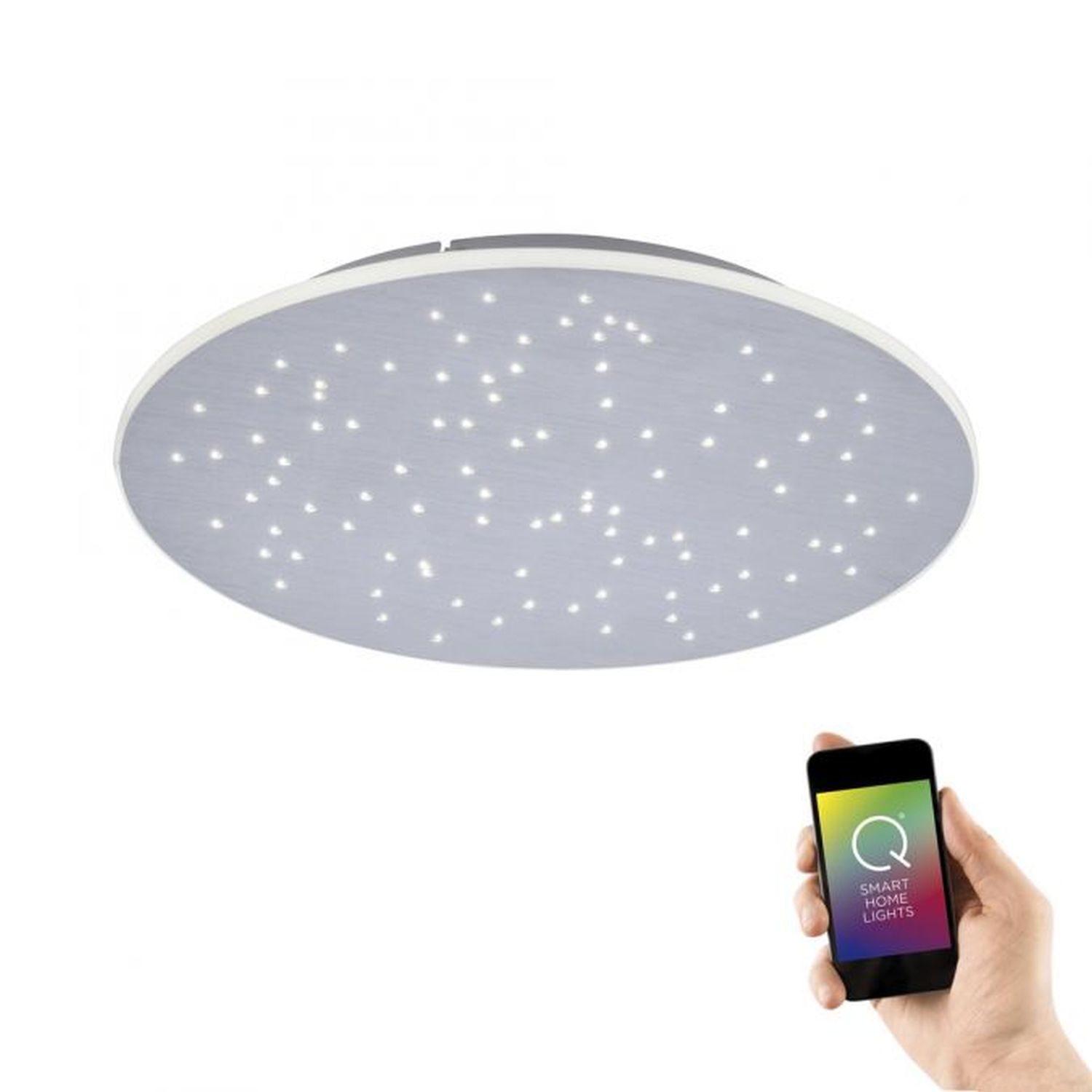 LED Deckenleuchte Sternenhimmel dimmbar Ø48,5 cm 25 W Elektronik, Handy, Telefon, Drinnen
