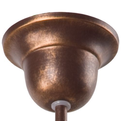 Lampe à suspendre Shabby Brown Table à manger Art Nouveau 3-flmg