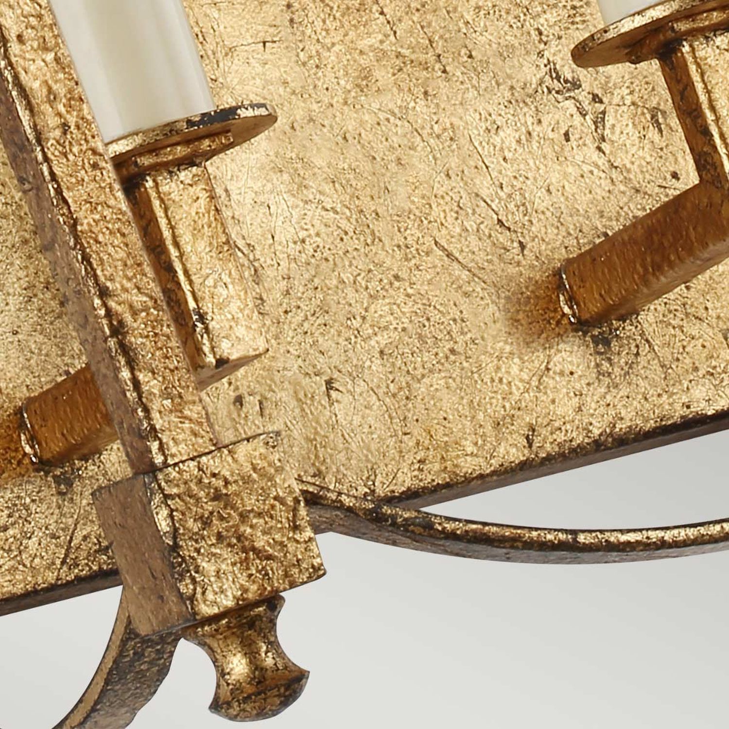 gold, Metall, Wandleuchte, antik, Kerzenhalter