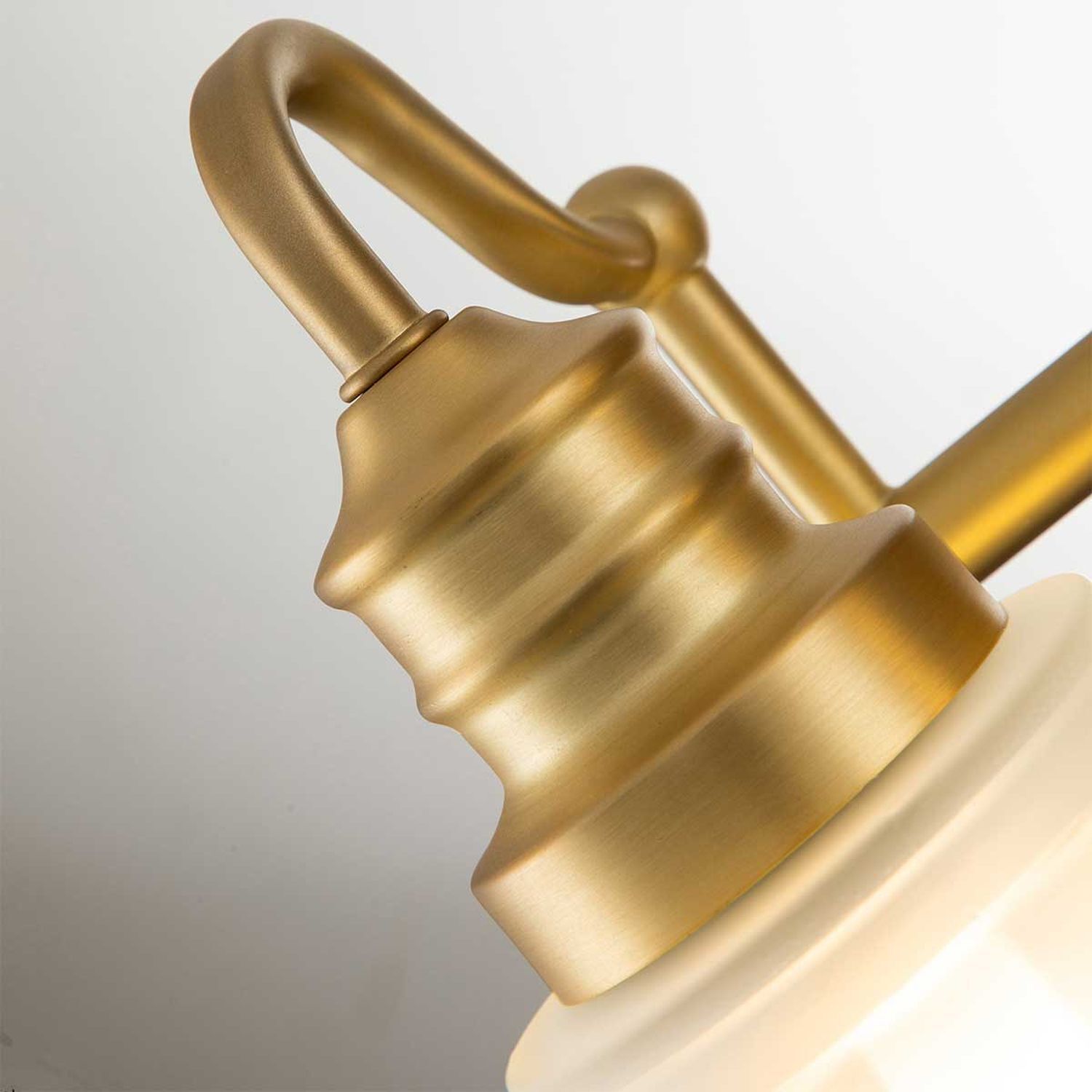Applique salle de bain LED G9 IP44 35,7 cm de large métal verre art nouveau